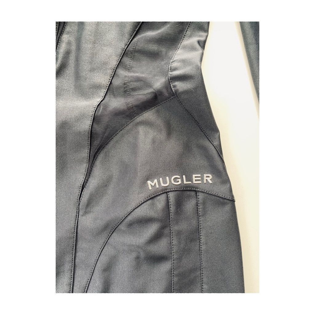 Mugler Mugler Sheer Mesh Panel Mini Dress- Black- Size 36 Size S / US 4 / IT 40 - 7 Thumbnail