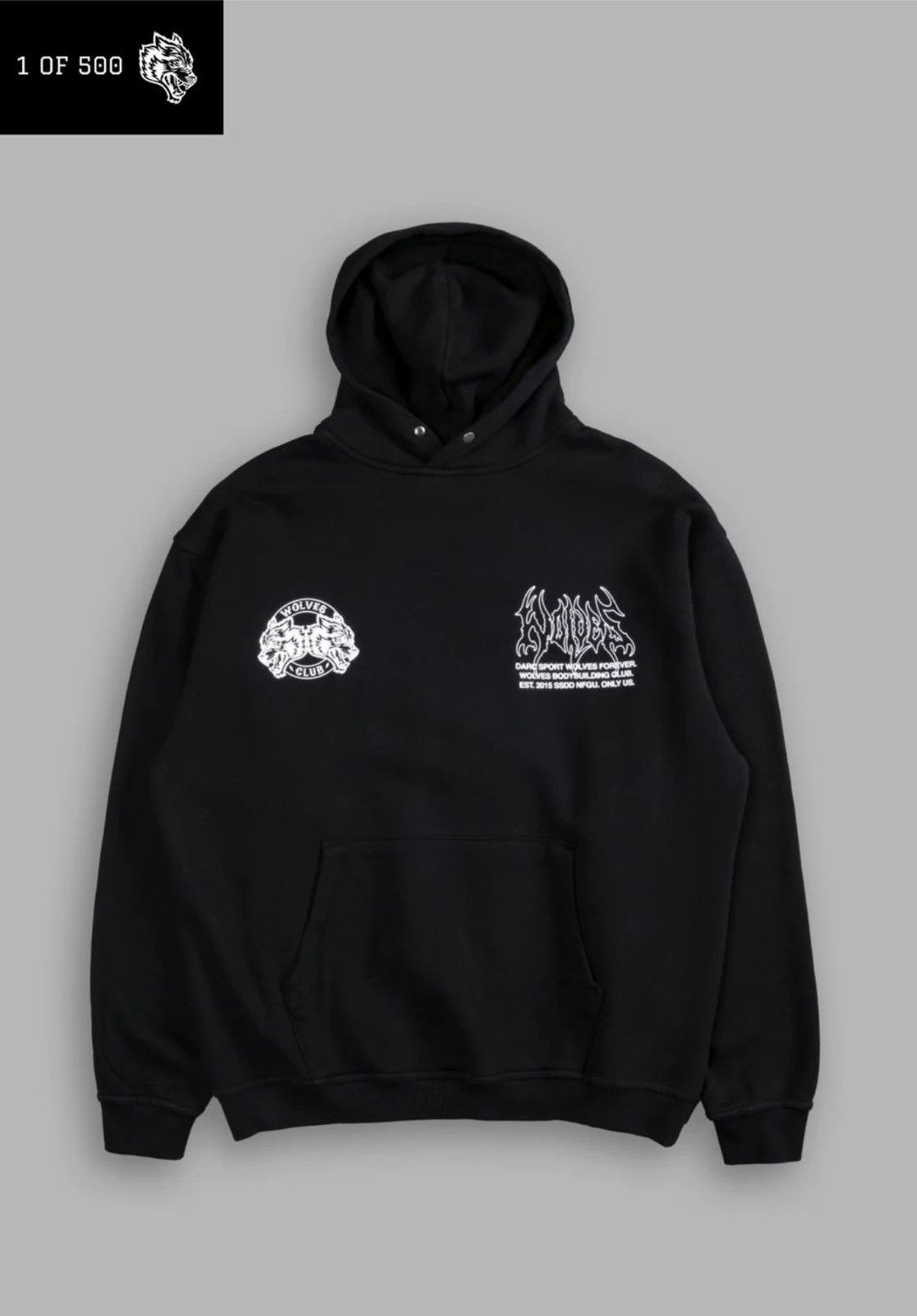 Darc Sport DARC SPORT (1 OF 500) “CREATOR” V2 HOODIE IN BLACK/WHITE Size US XL / EU 56 / 4 - 2 Thumbnail