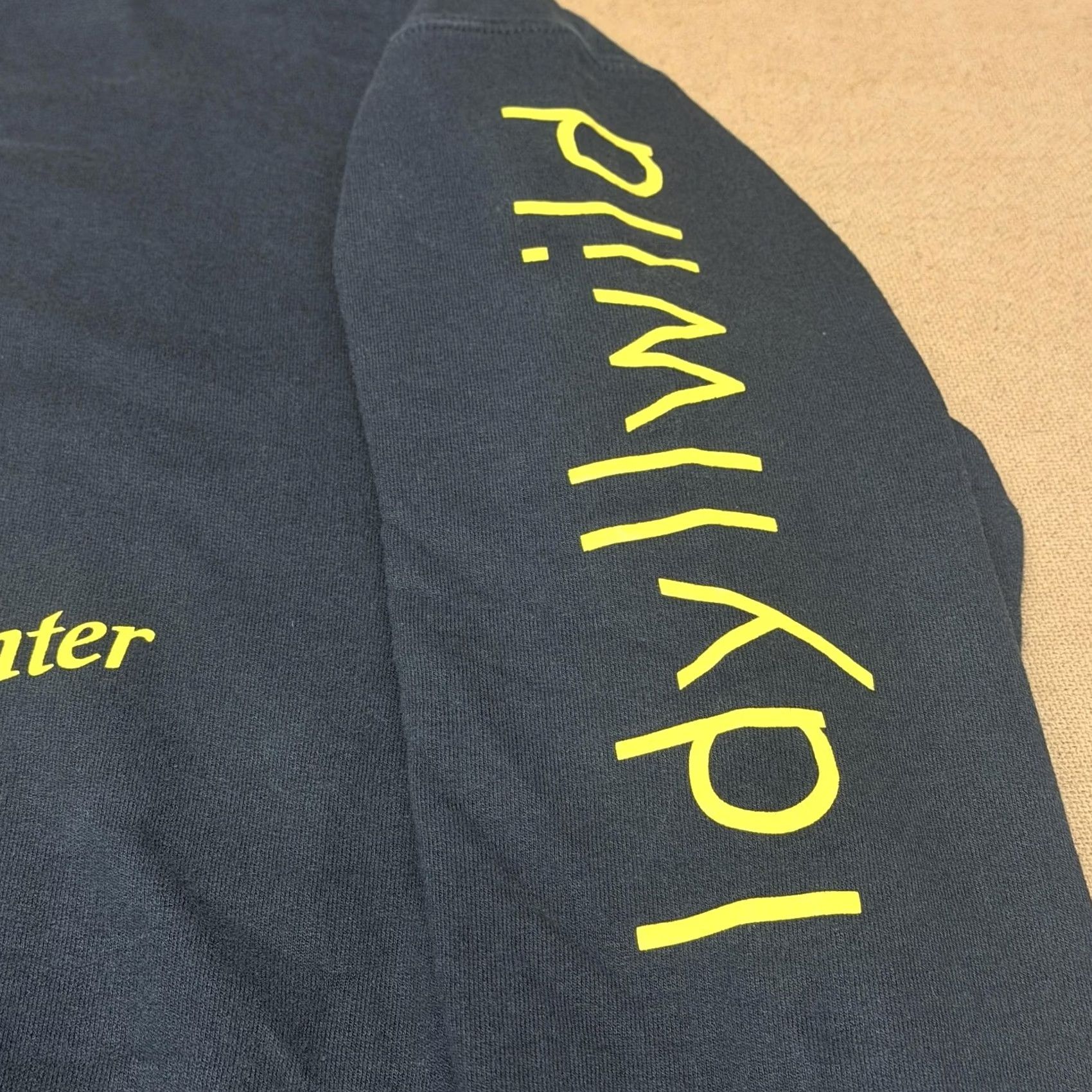 Hanes VINTAGE Spiritual Living Center Crewneck Sweatshirt Mens XL Black Butterfly Idyllwild Hanes Graphic Print Fleece Pullover Modern Size US XL / EU 56 / 4 - 4 Thumbnail