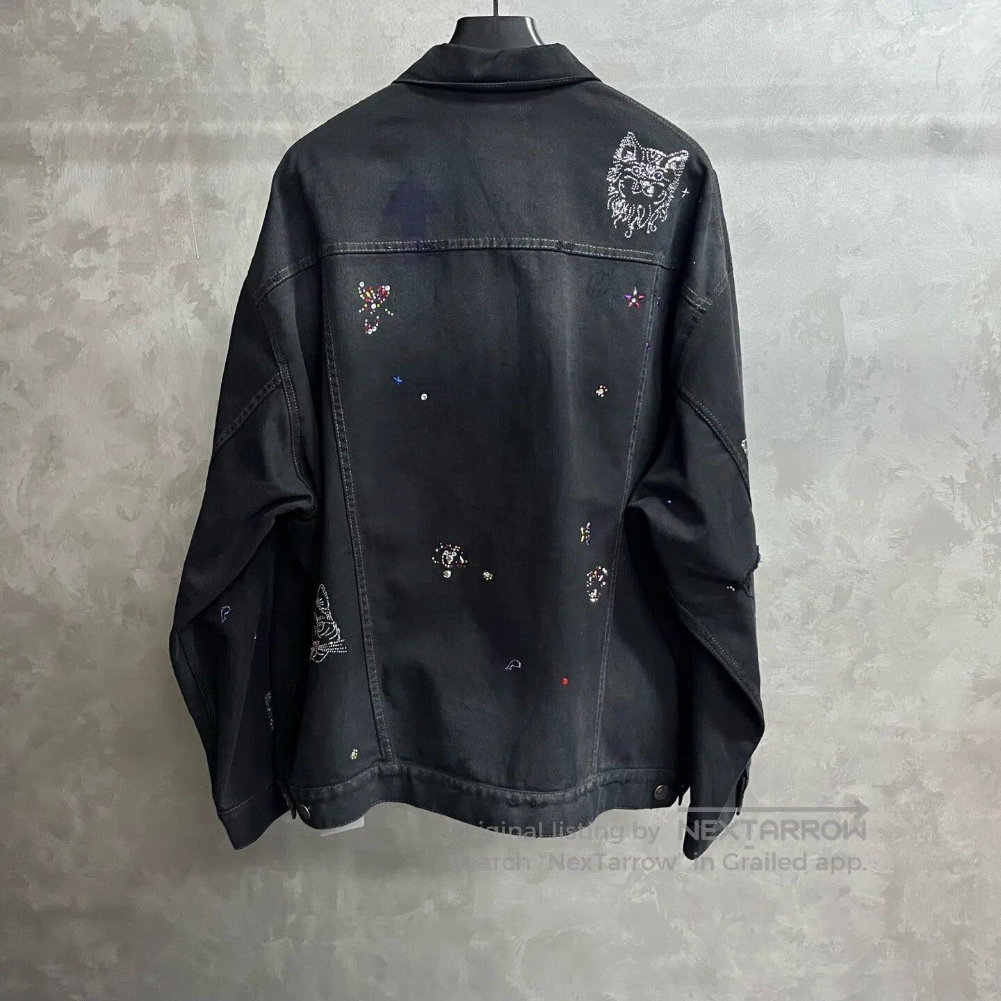 Balenciaga Balenciaga Graffiti-print single-breasted button-up long-s Size US M / EU 48-50 / 2 - 5 Thumbnail