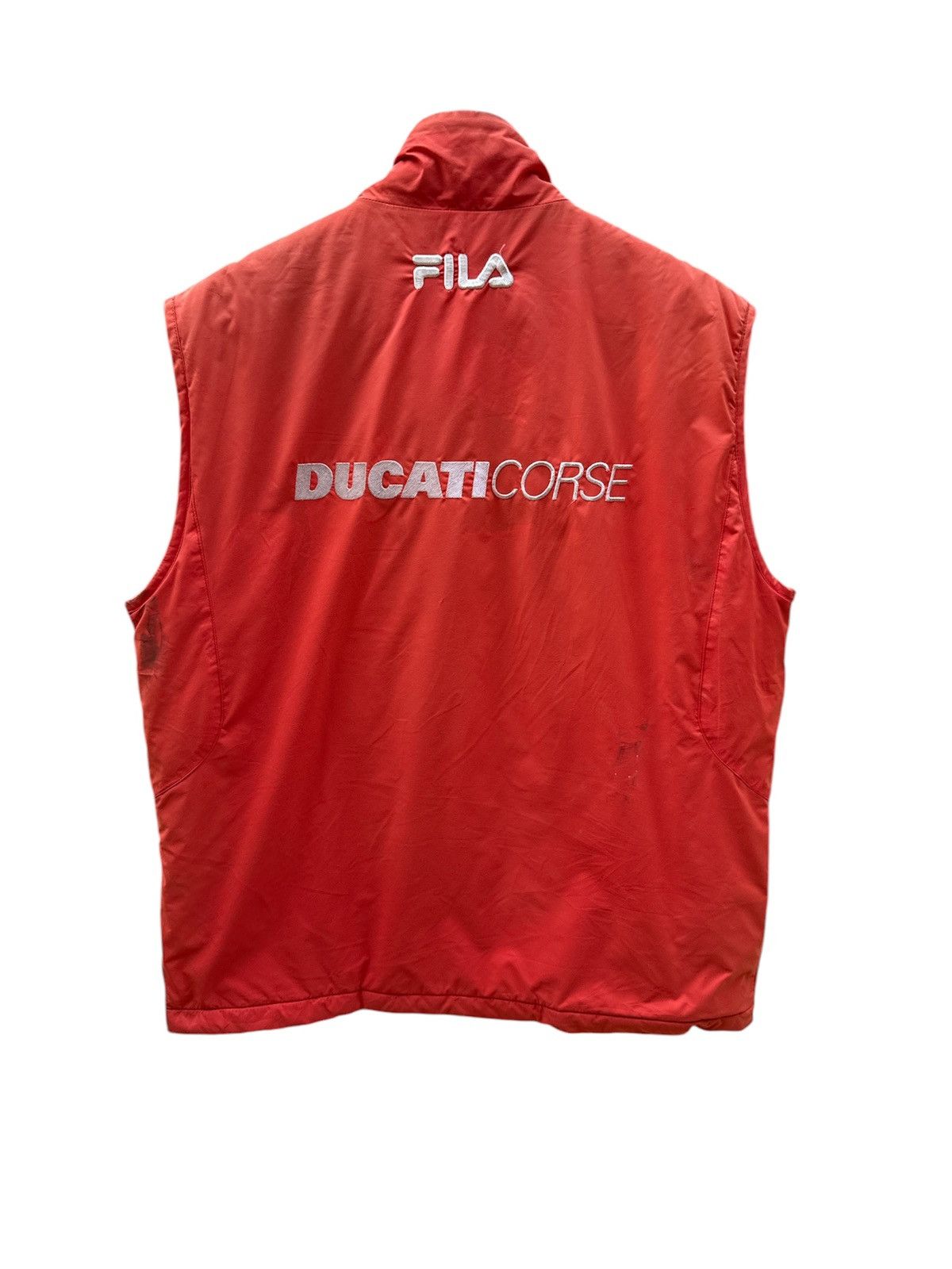 Ducati × Fila × Vintage Vintage Fila X Ducati Corse Official Vest Jacket Size US M / EU 48-50 / 2 - 4 Thumbnail