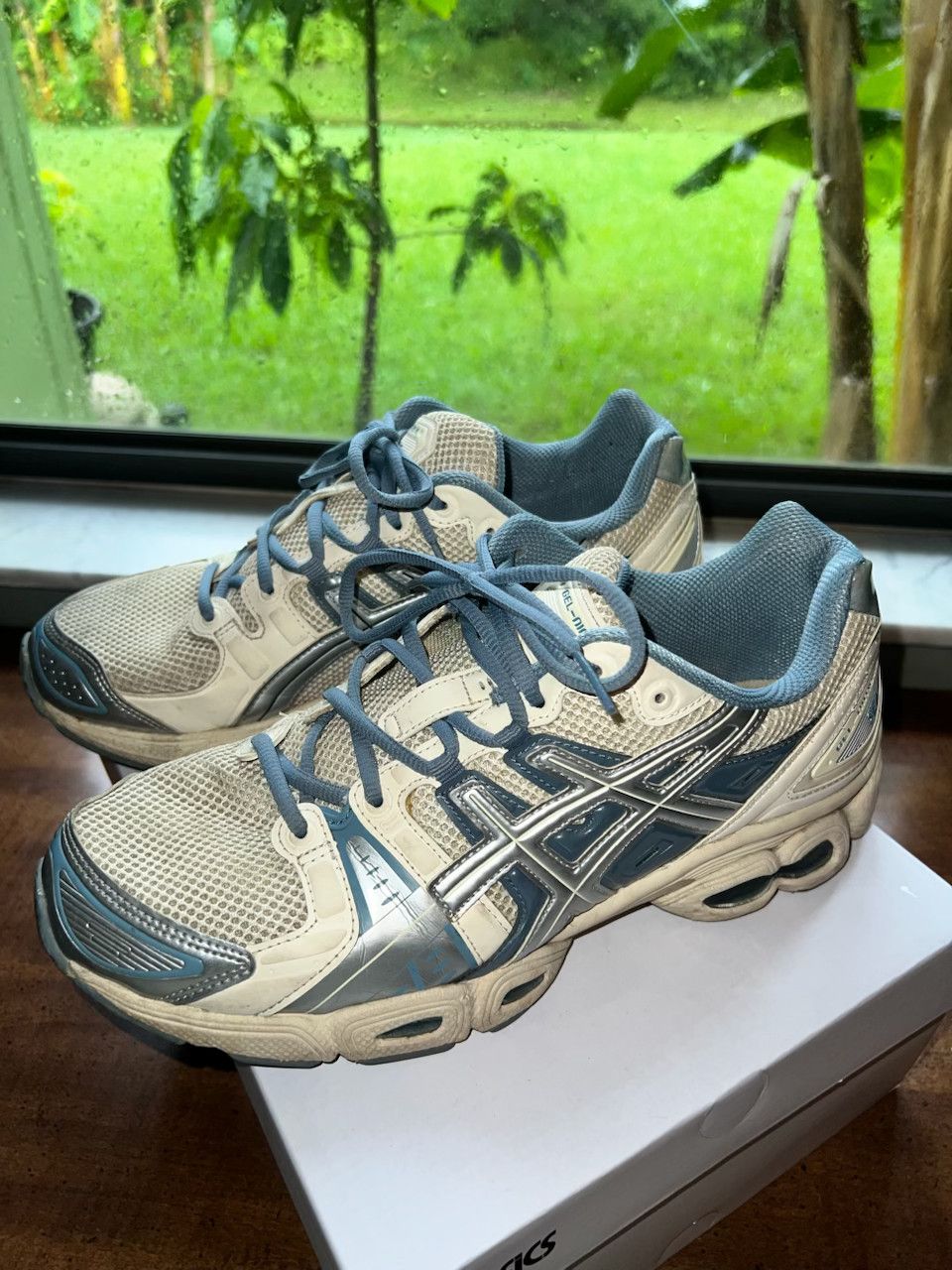 Asics ASICS Gel-Nimbus 9 Wind And Sea Cream Blue Size US 10.5 / EU 43-44 - 3 Thumbnail