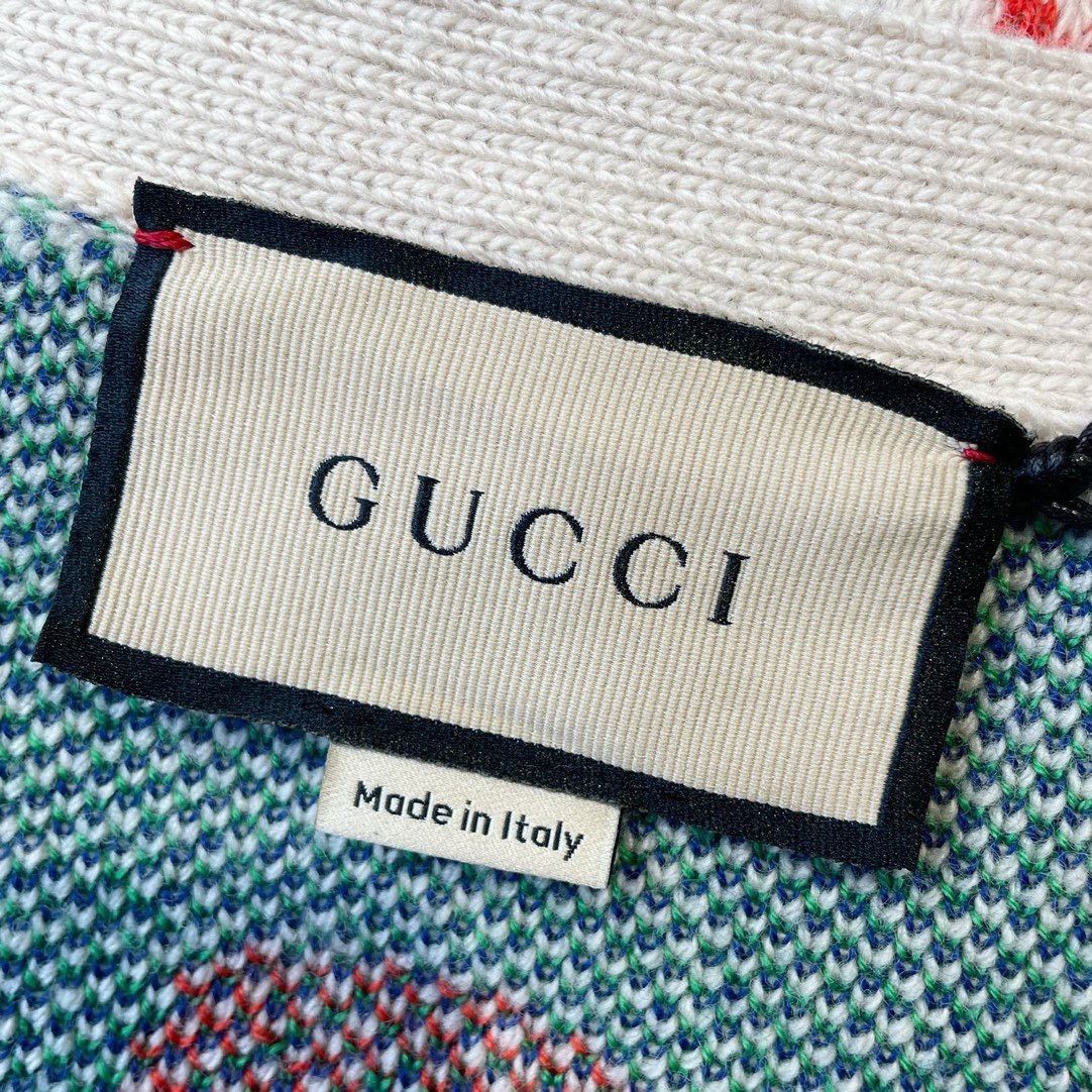 Gucci Gucci Beige star cardigan sweater 2501-Nextarrow Size US L / EU 52-54 / 3 - 5 Thumbnail