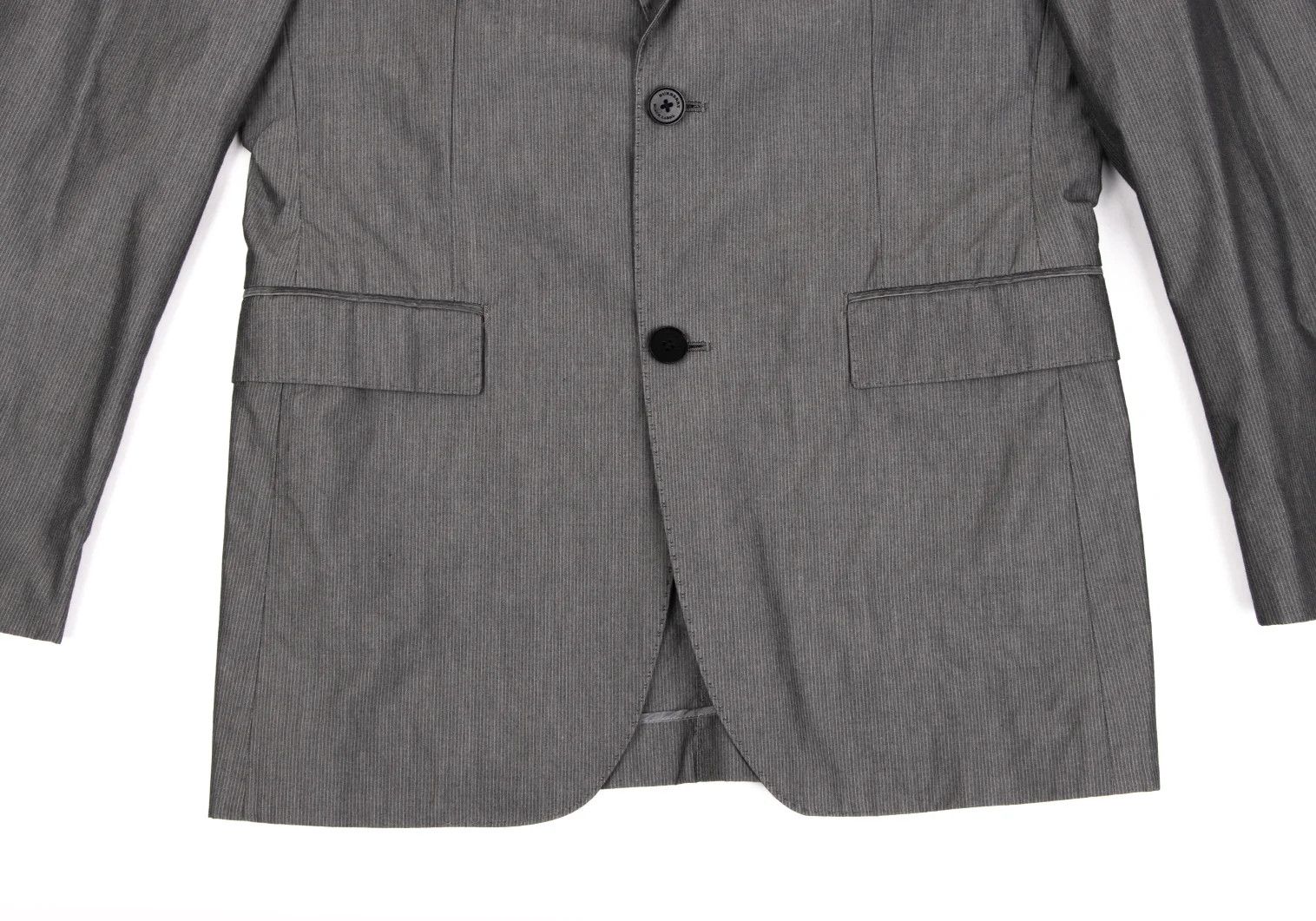 Burberry Gray Check Stripe Jacket in Size M Size US M / EU 48-50 / 2 - 7 Thumbnail
