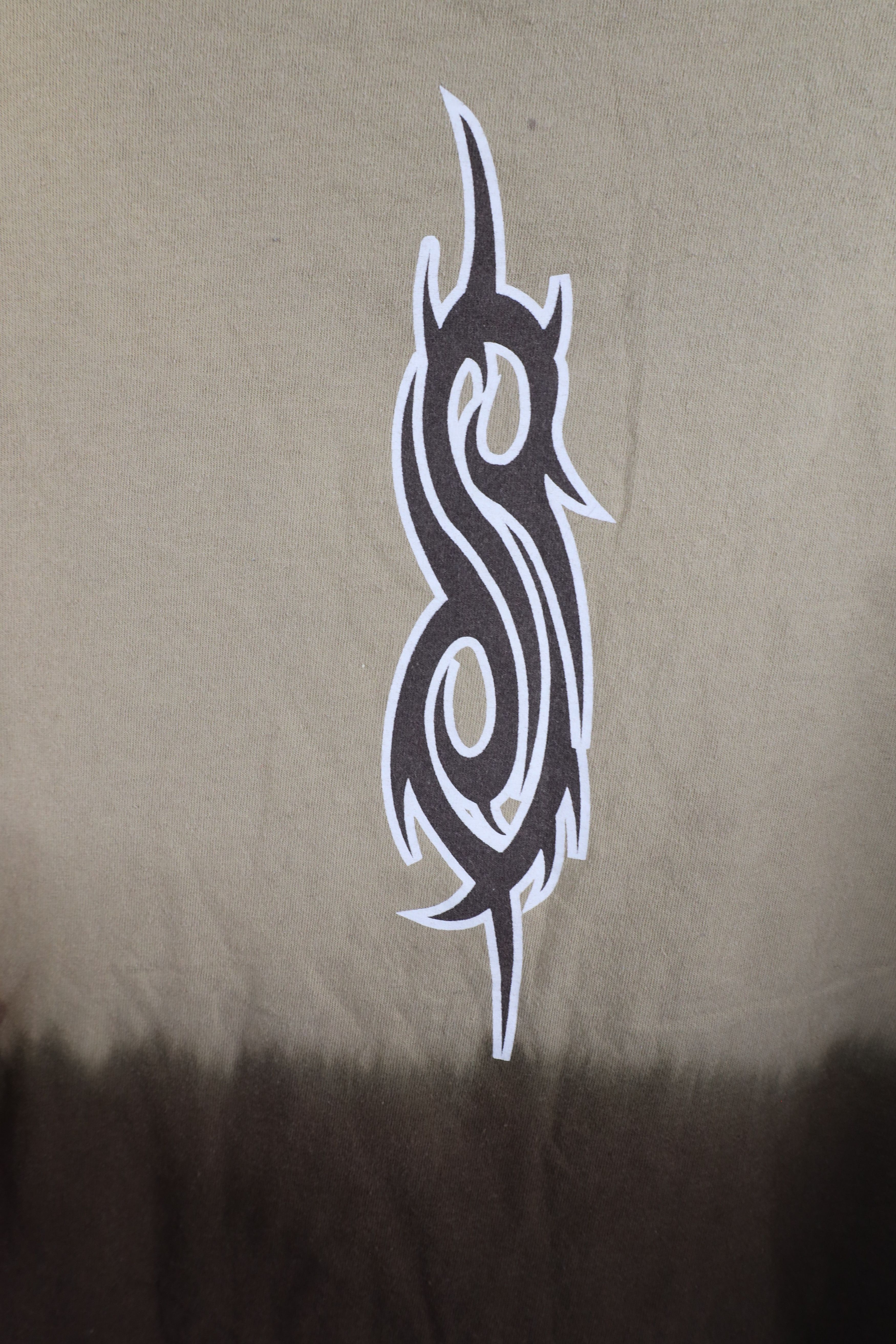 Vintage Retro Y2K Spell Out Pentagram Angel Slipknot Band T-Shirt Size US M / EU 48-50 / 2 - 9 Thumbnail