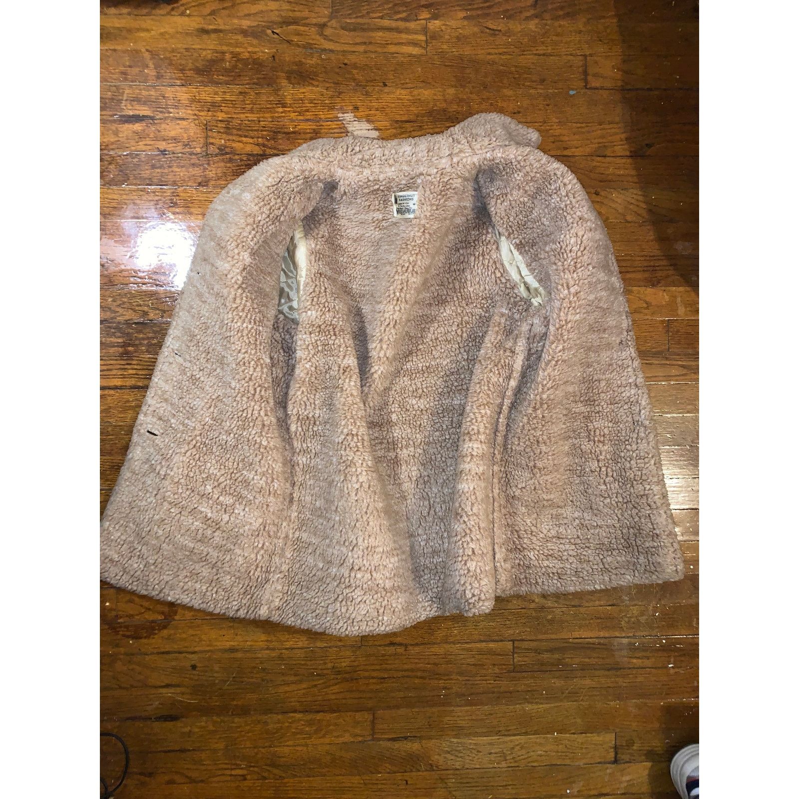 Vintage Penny Lane Coat Womens 16 Shearling Style Faux Suede Jacket Size XXL / US 16-18 / IT 52-54 - 9 Thumbnail