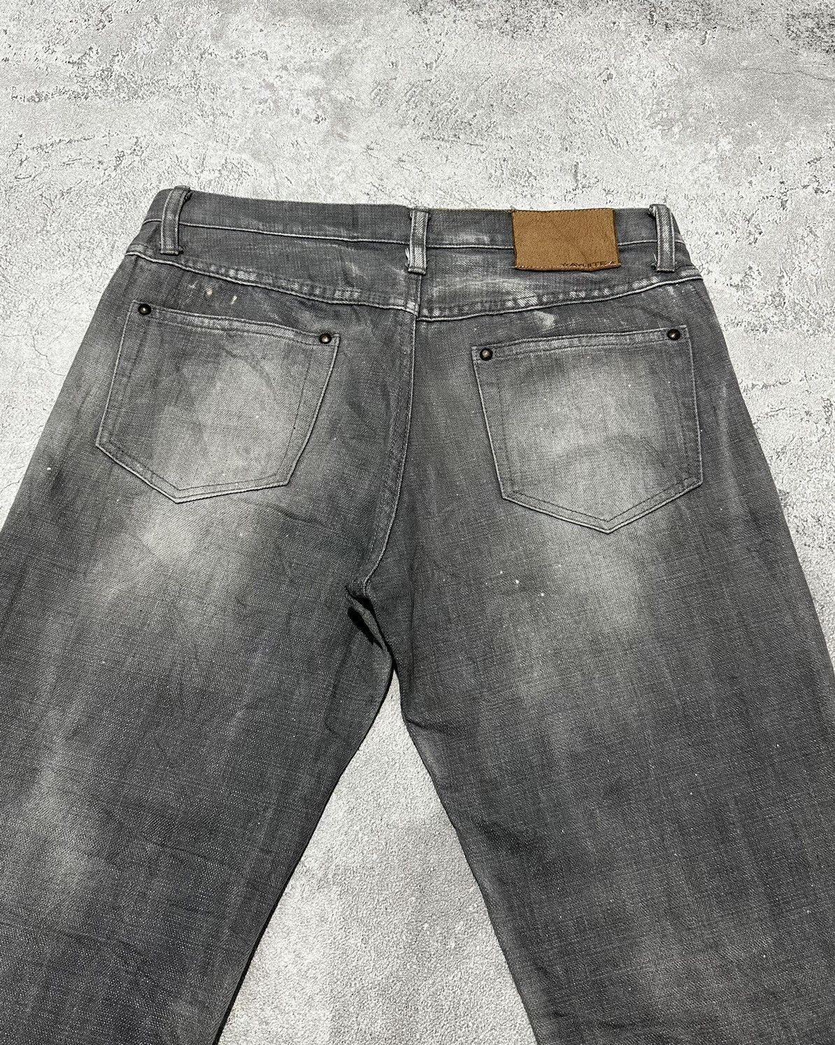 Japanese Brand Hiroyuki Ohara of AYUITE Denim Distressed Patchwork Size US 29 - 6 Thumbnail