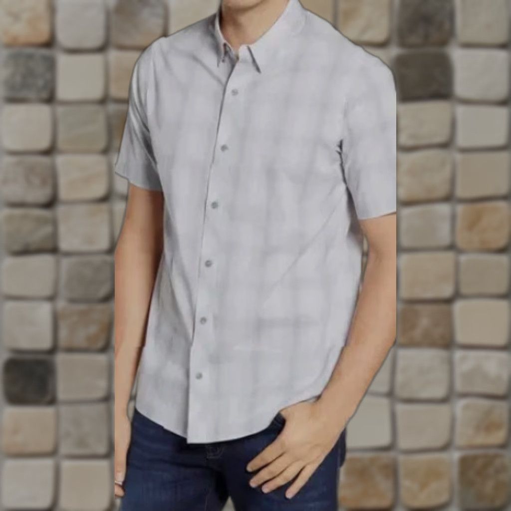 TravisMathew Travis Mathew Men's Cash or Check Short Sleeve Button-Up Shirt Plaid Sz L Size US L / EU 52-54 / 3 - 1 Thumbnail