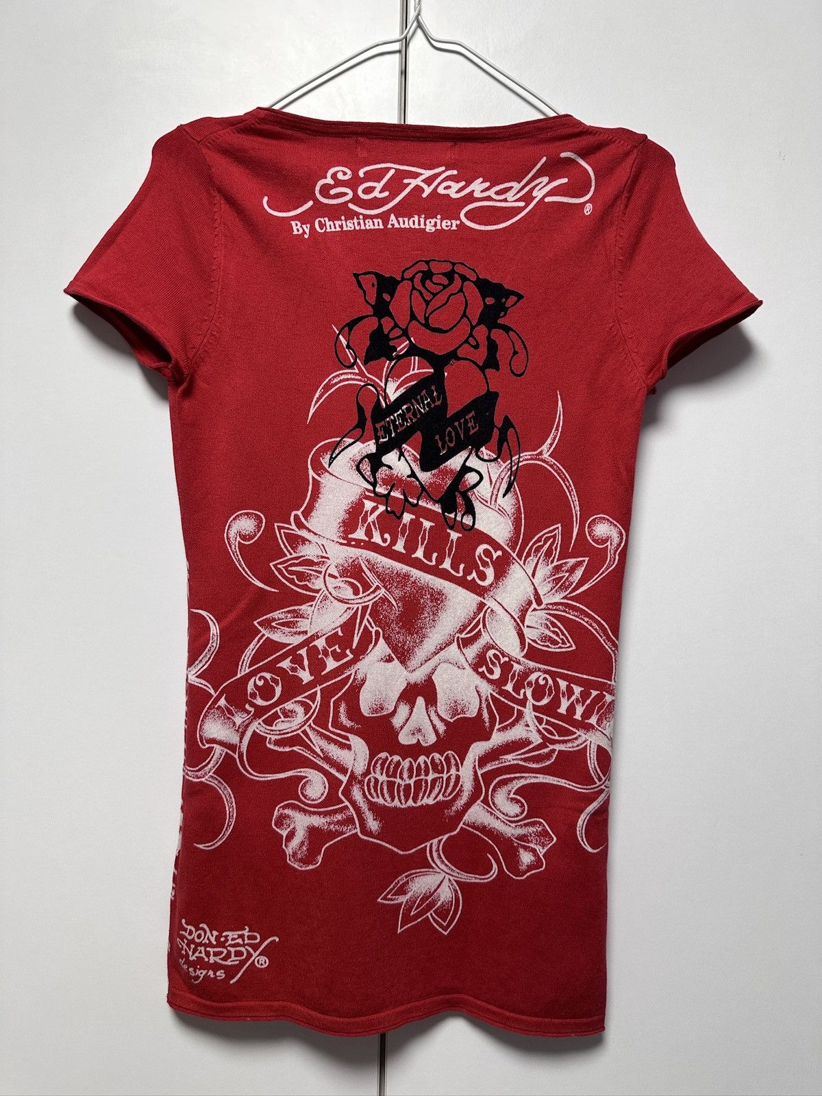 Ed Hardy Ed Hardy by Christian Audigier t-shirt women japanes style Size M / US 6-8 / IT 42-44 - 7 Thumbnail