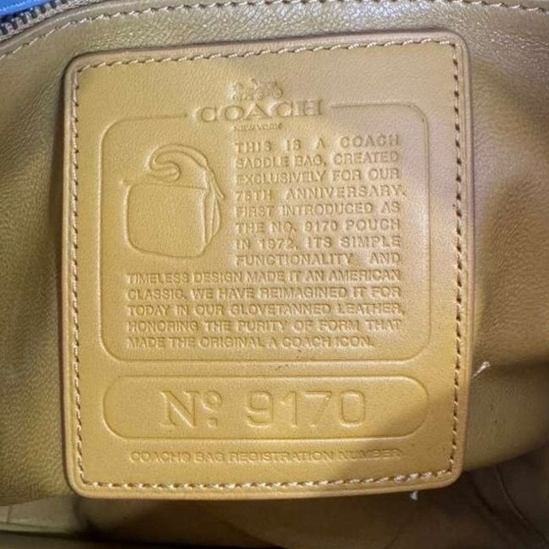 Coach Coach 75th Anniversary Light Blue Leather Crossbody Bag Size ONE SIZE - 8 Thumbnail