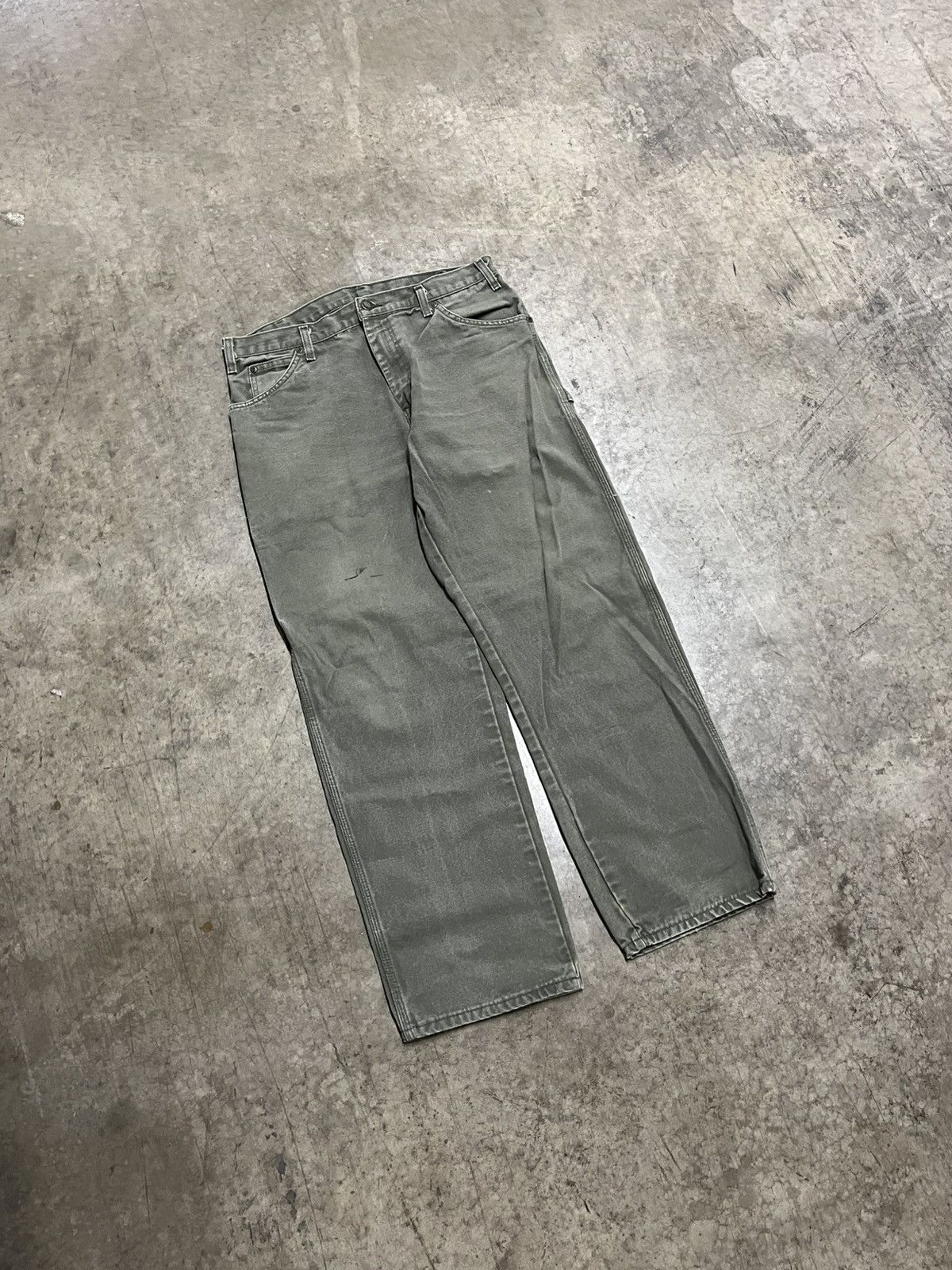 Dickies × Vintage Dickies baggy fit earth tone cargo pants skater hype rare Size US 34 / EU 50 - 7 Thumbnail