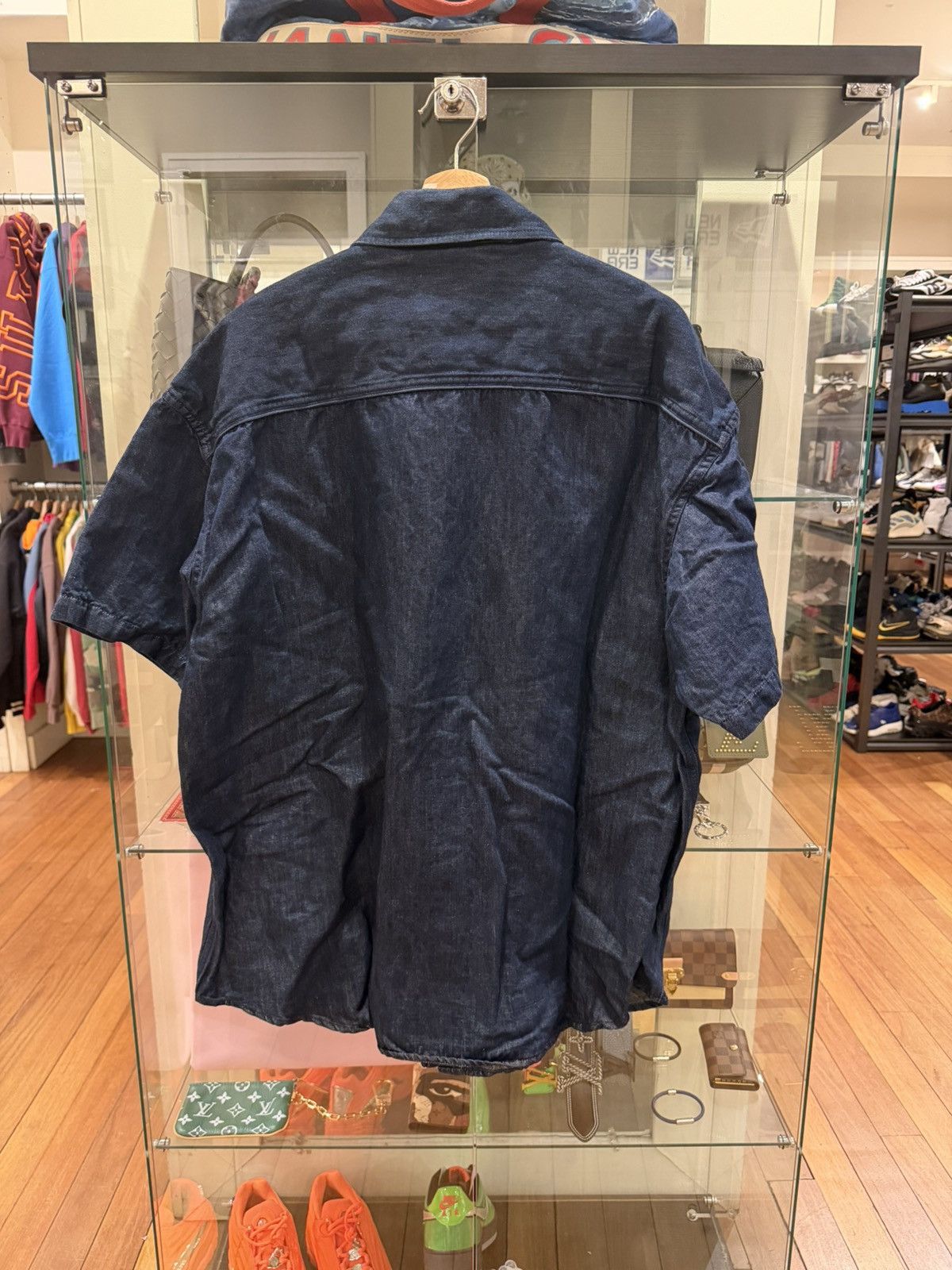 Cav Empt Cav EMPT Denim SS Button Down Shirt Size US XL / EU 56 / 4 - 2 Thumbnail