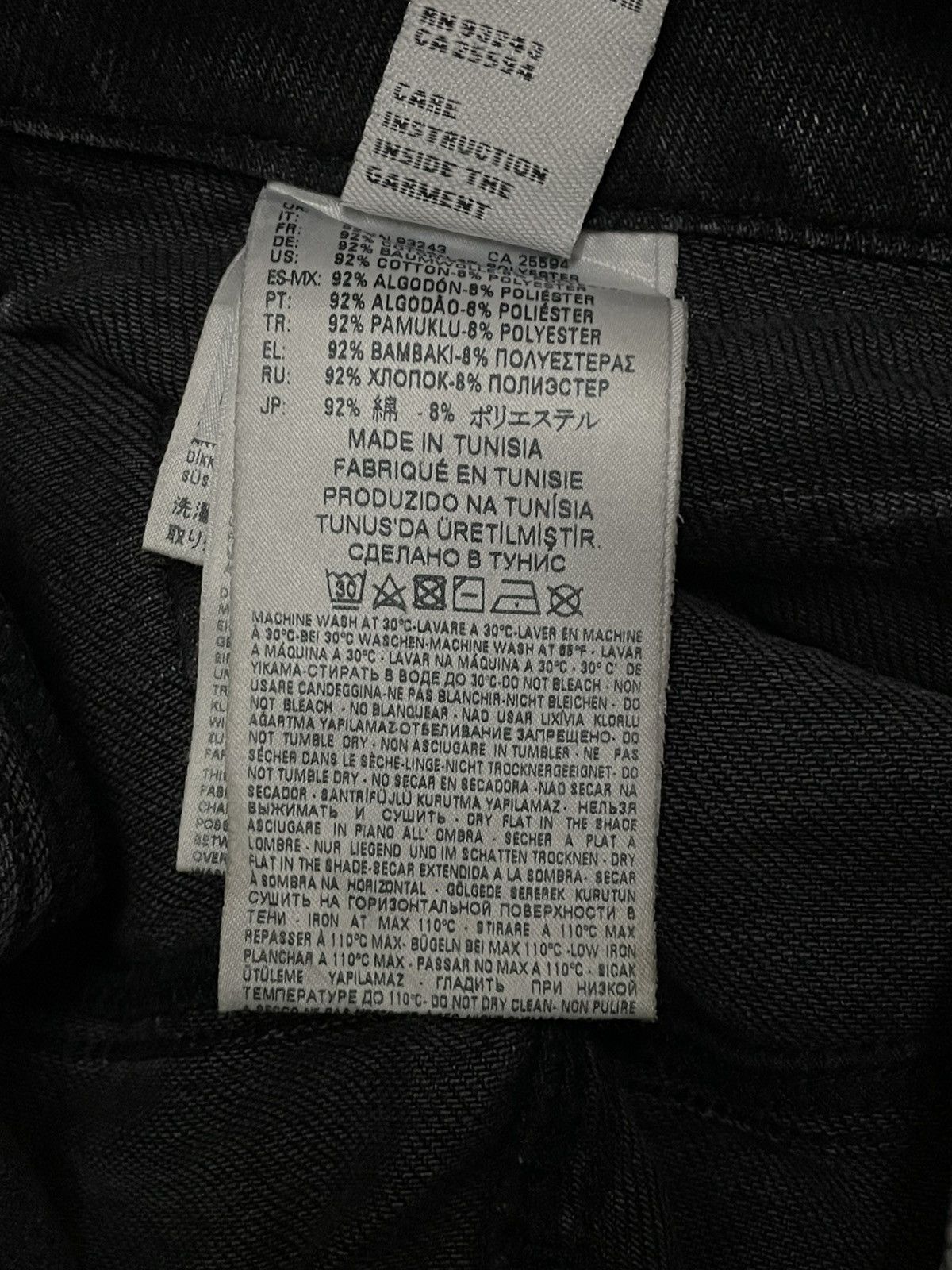 Diesel VINTAGE DIESEL INDUSTRY DESIGNER UNIQE DEARLIE CUTTING DENIM Size US 28 / EU 44 - 19 Thumbnail