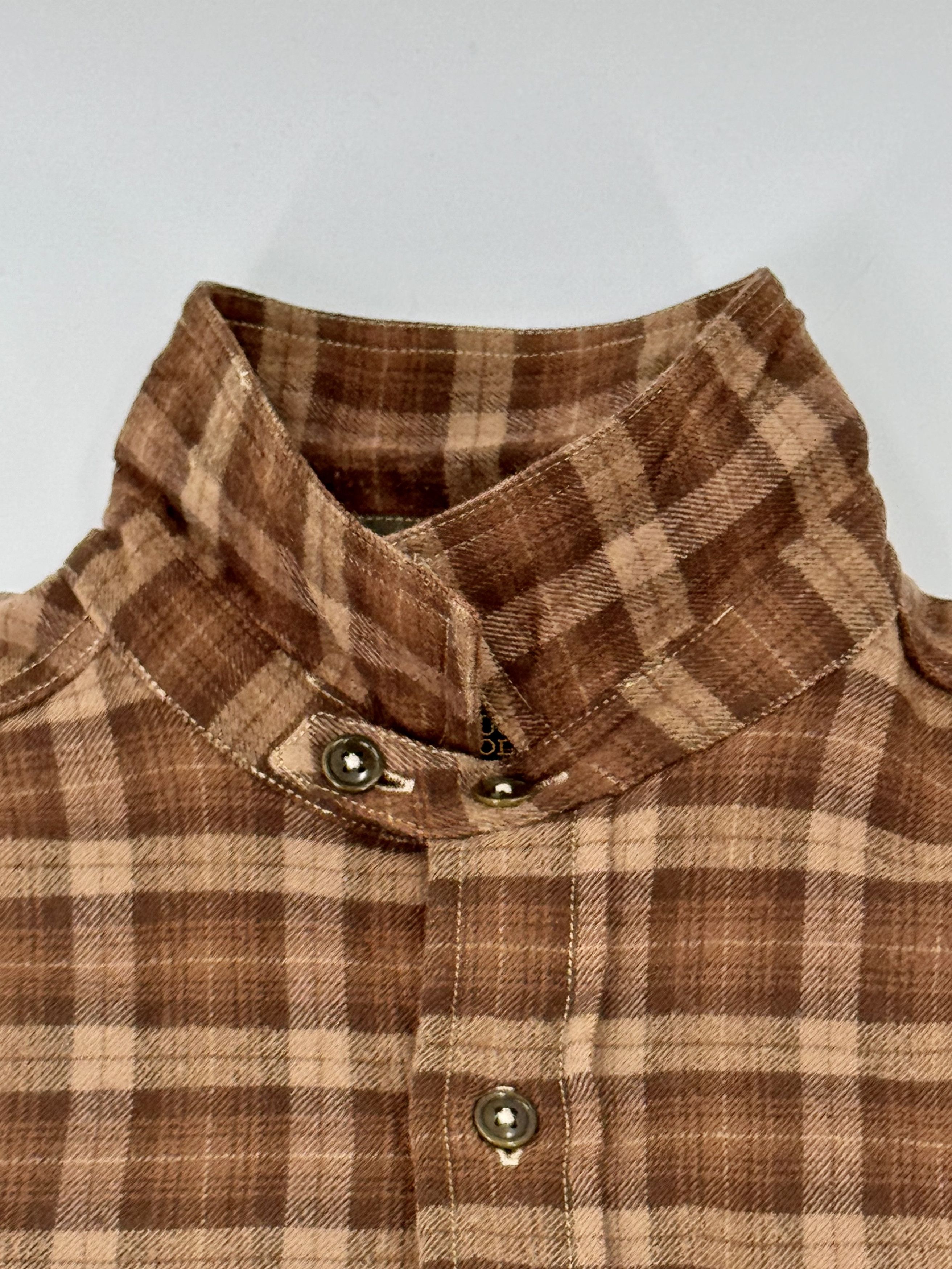 COLIMBO × Japanese Brand Colimbo Hunting Goods Brown Wool Button-Up Shirt Small Size US S / EU 44-46 / 1 - 4 Thumbnail