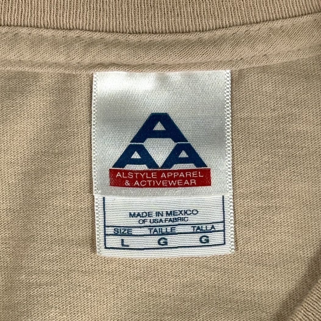 AAA VINTAGE Survivor Dad Shirt Adult LARGE Brown 90s TV Show Parody Top Ten Tips Crew Neck Short Sleeve Cotton Men Mens Size US L / EU 52-54 / 3 - 3 Thumbnail