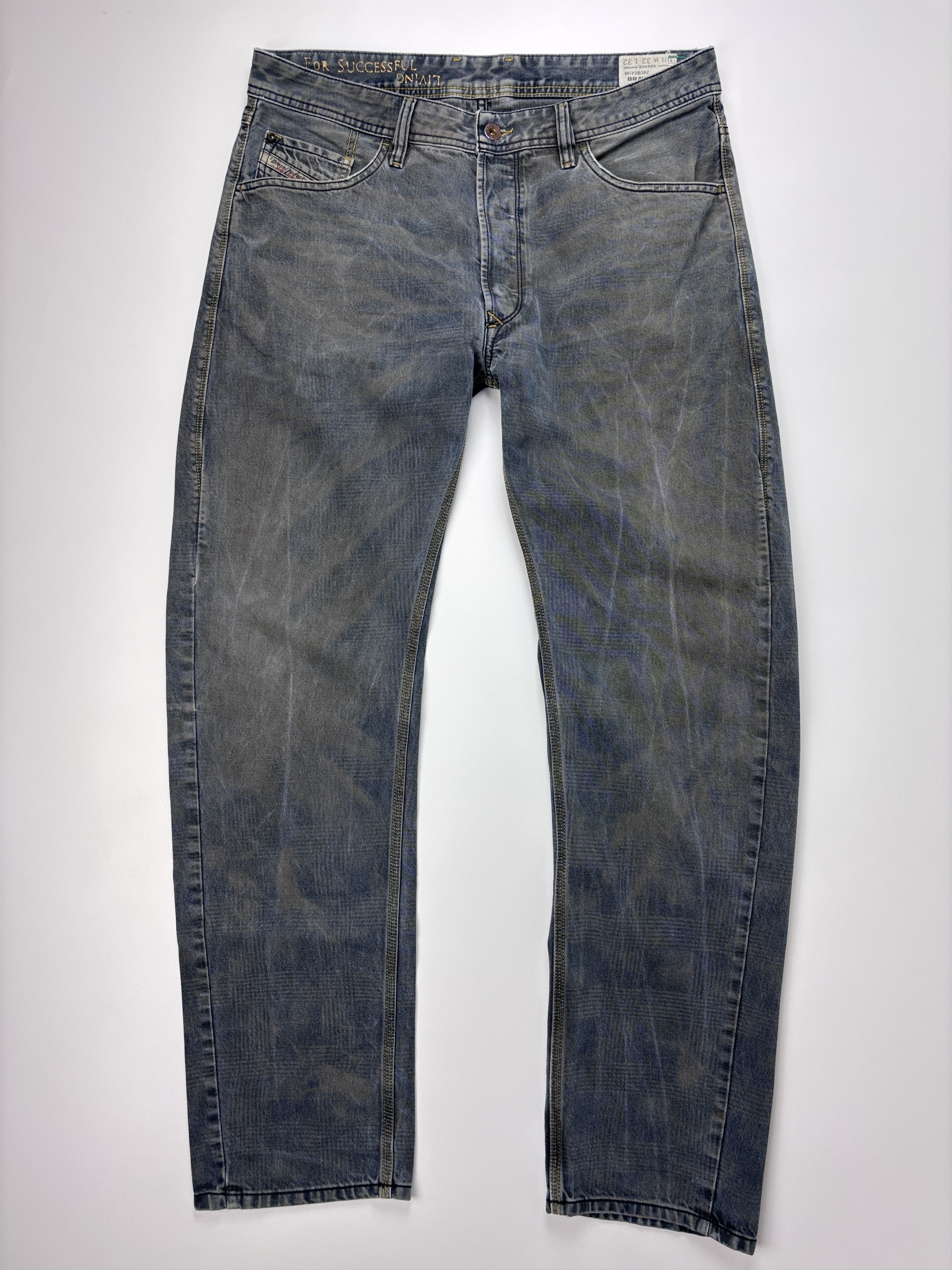 Diesel Diesel Bravefort Comfort-Carrot Acid Wash Jeans Size 32x32 Size US 32 / EU 48 - 1 Thumbnail