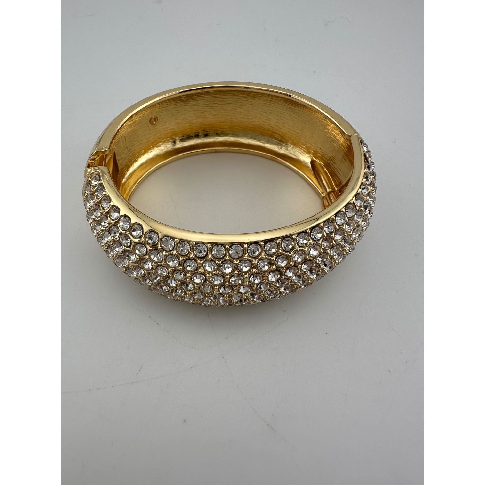 Other Wide Rhinestone Bangle Bracelet Size ONE SIZE - 7 Thumbnail