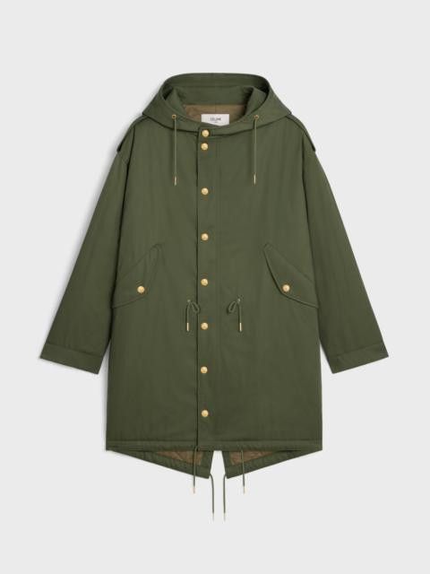 Celine o1w1db10125 2W953004N Technical Cotton Military Parka Size M / US 6-8 / IT 42-44 - 1 Thumbnail