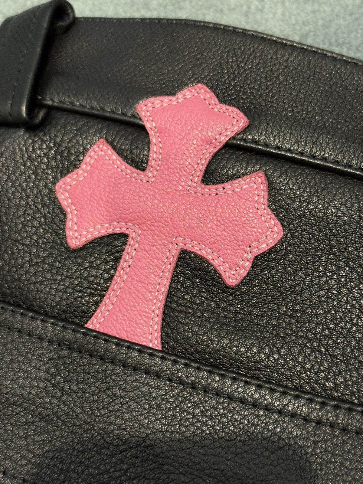 Chrome Hearts Chrome Hearts Leather Pants with cross patches Size US 32 / EU 48 - 8 Thumbnail
