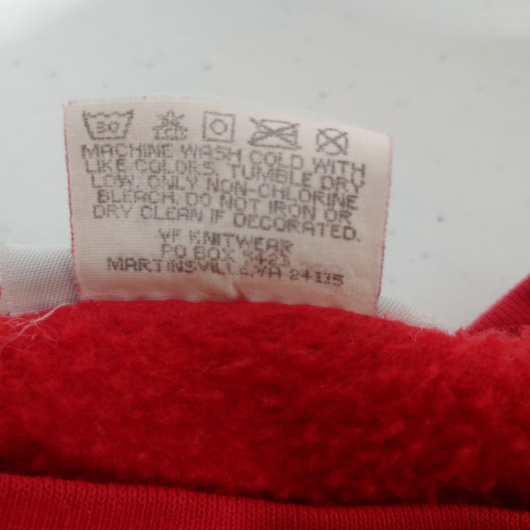 Lee VINTAGE Lee Sweatshirt Christmas Gift JESUS Red L Men Size US L / EU 52-54 / 3 - 4 Thumbnail
