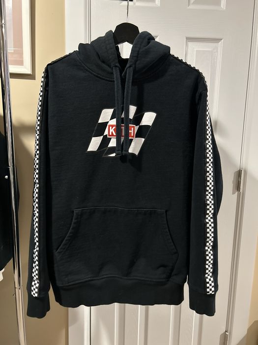 Kith Kith Racing Box Logo Hoodie Black Ronnie Fieg NASCAR