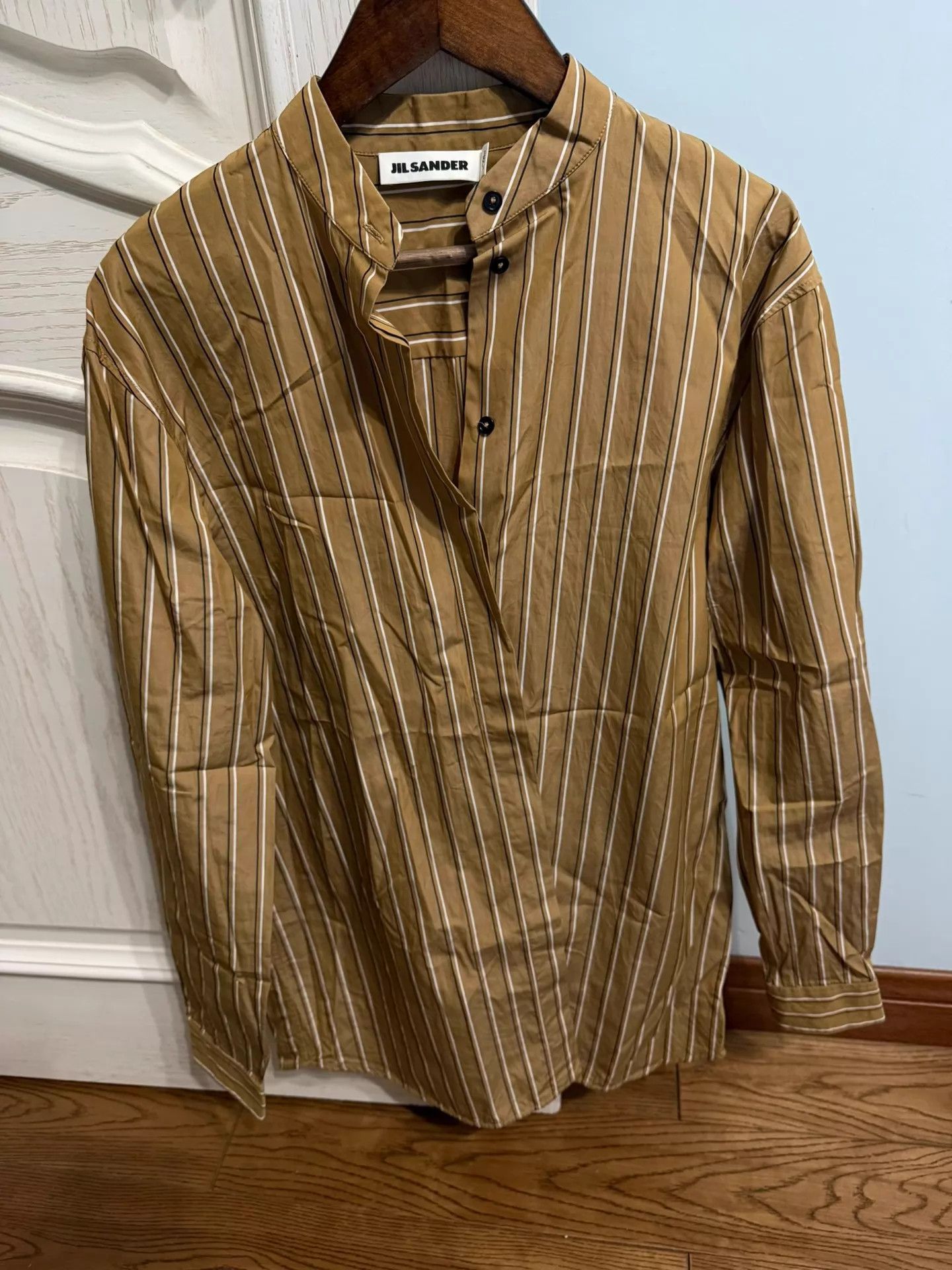 Jil Sander Jil Sander Oversized Striped Shirt 9/10 Authentic Size XXS / US 00 / IT 34 - 1 Thumbnail
