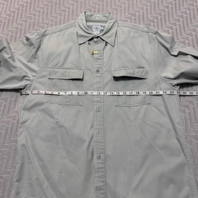 Calvin Klein Calvin Klein khaki button down size M Size US M / EU 48-50 / 2 - 6 Thumbnail