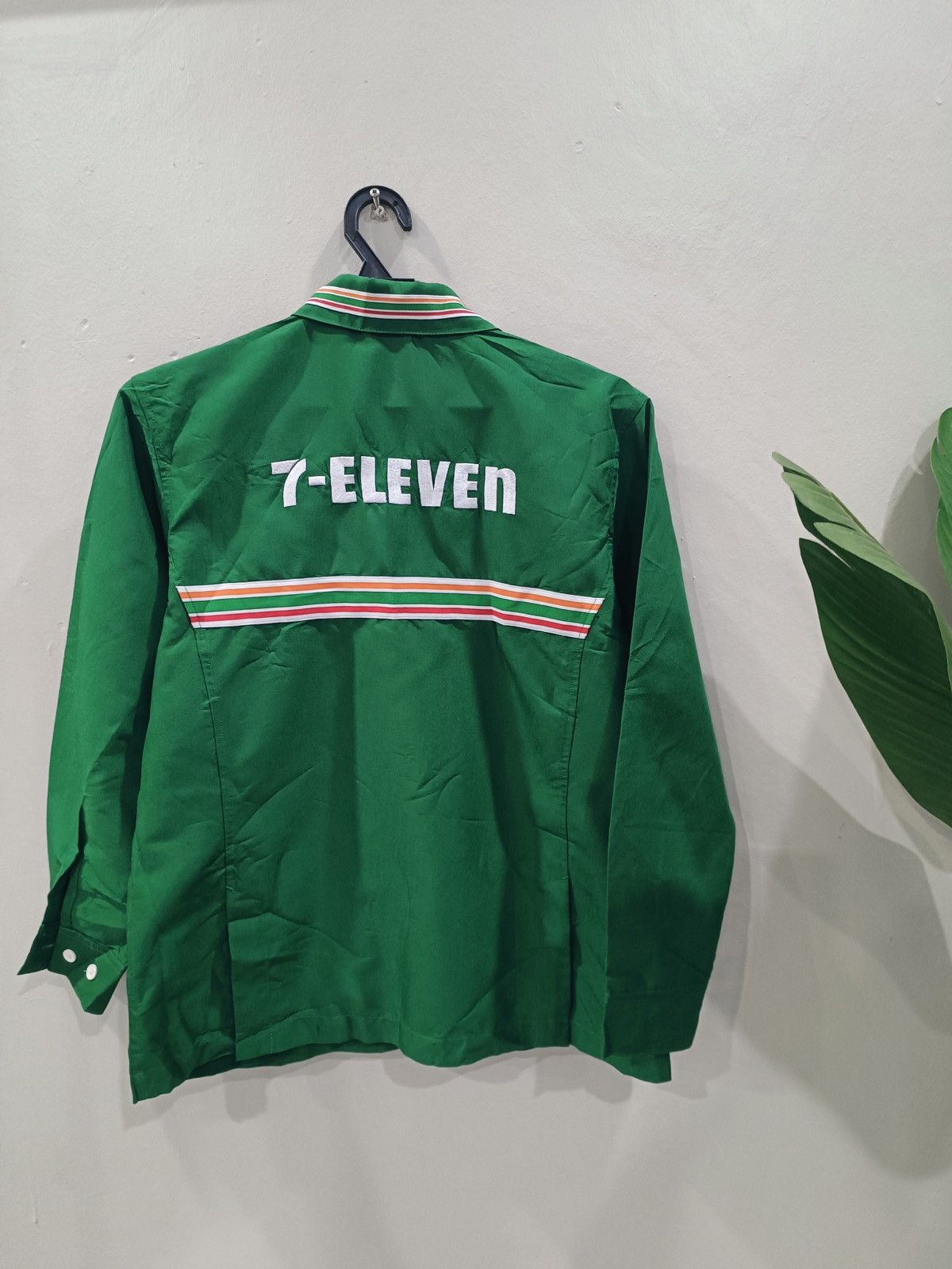 Japanese Brand × Vintage 7 eleven Uniform Zipper Workwear Size US S / EU 44-46 / 1 - 1 Thumbnail