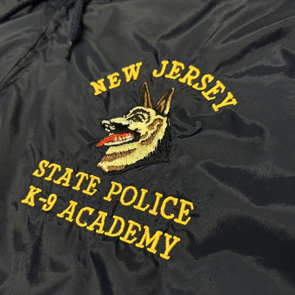 Other New Jersey State Trooper Windbreaker Blue Police Dog Jacket Size US M / EU 48-50 / 2 - 4 Thumbnail
