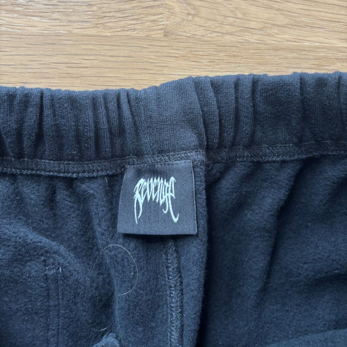 Revenge Revenge Black Basic Sweatpants Size Medium Size US 32 / EU 48 - 5 Thumbnail