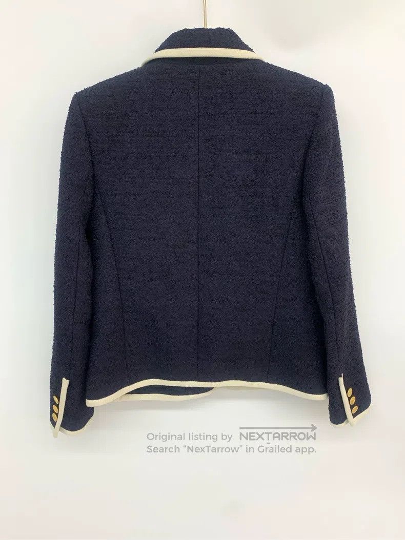 Valentino Valentino Logo print lapel long-sleeved jacket jacket Size S / US 4 / IT 40 - 1 Thumbnail