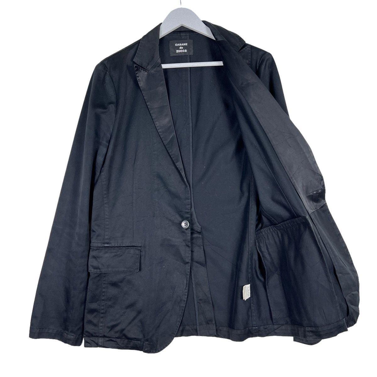 CABANE de ZUCCa 🔥 ISSEY MIYAKE CABANE DE ZUCCA KHAKI BLAZER JACKET Size US M / EU 48-50 / 2 - 9 Thumbnail