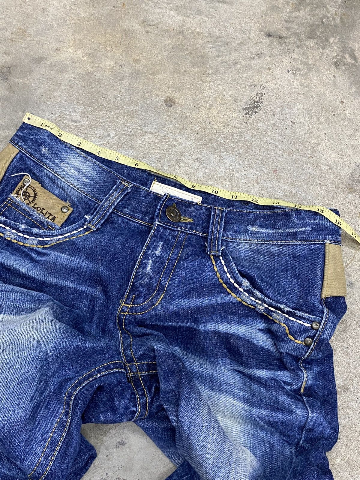Beauty Beast × Jean undefined wash jeans lolita dungareesro pant Size US 32 / EU 48 - 10 Thumbnail