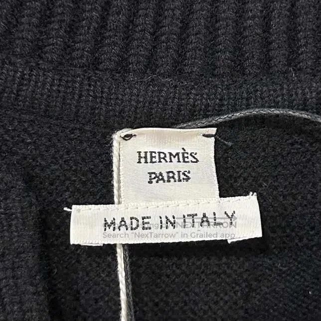 Hermes Hermes Black patterned wool sweater Size XXS / US 00 / IT 34 - 4 Thumbnail