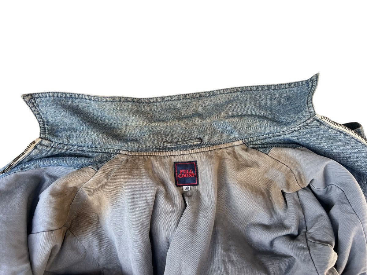Full Count & Co. × Vintage Vintage Full Count Dirty Mud HBT Denim Jacket Lined Size US M / EU 48-50 / 2 - 15 Thumbnail