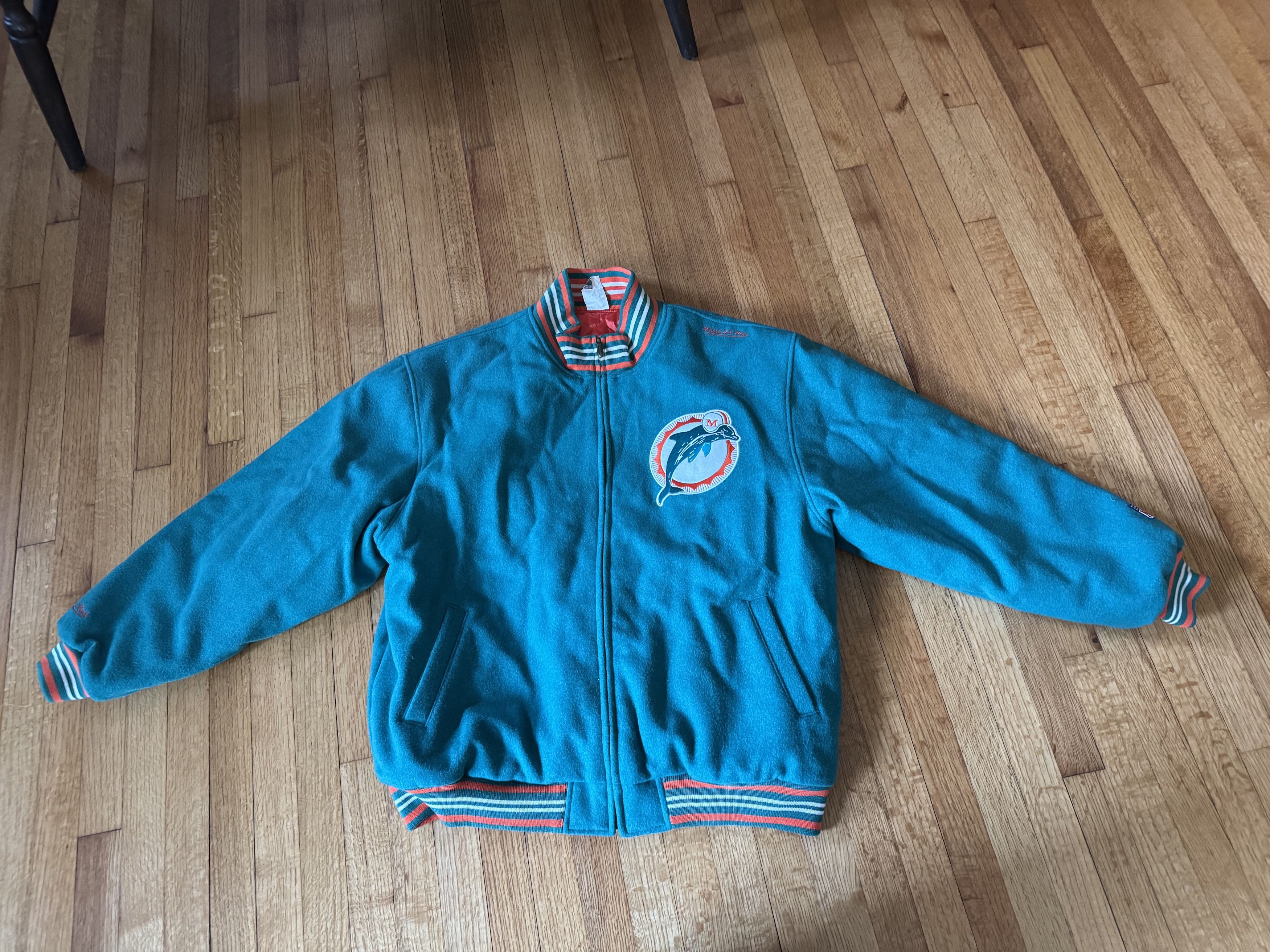Mitchell & Ness Mitchell & Ness x NFL Reversible Miami Dolphins Jacket Size US XXL / EU 58 / 5 - 1 Thumbnail