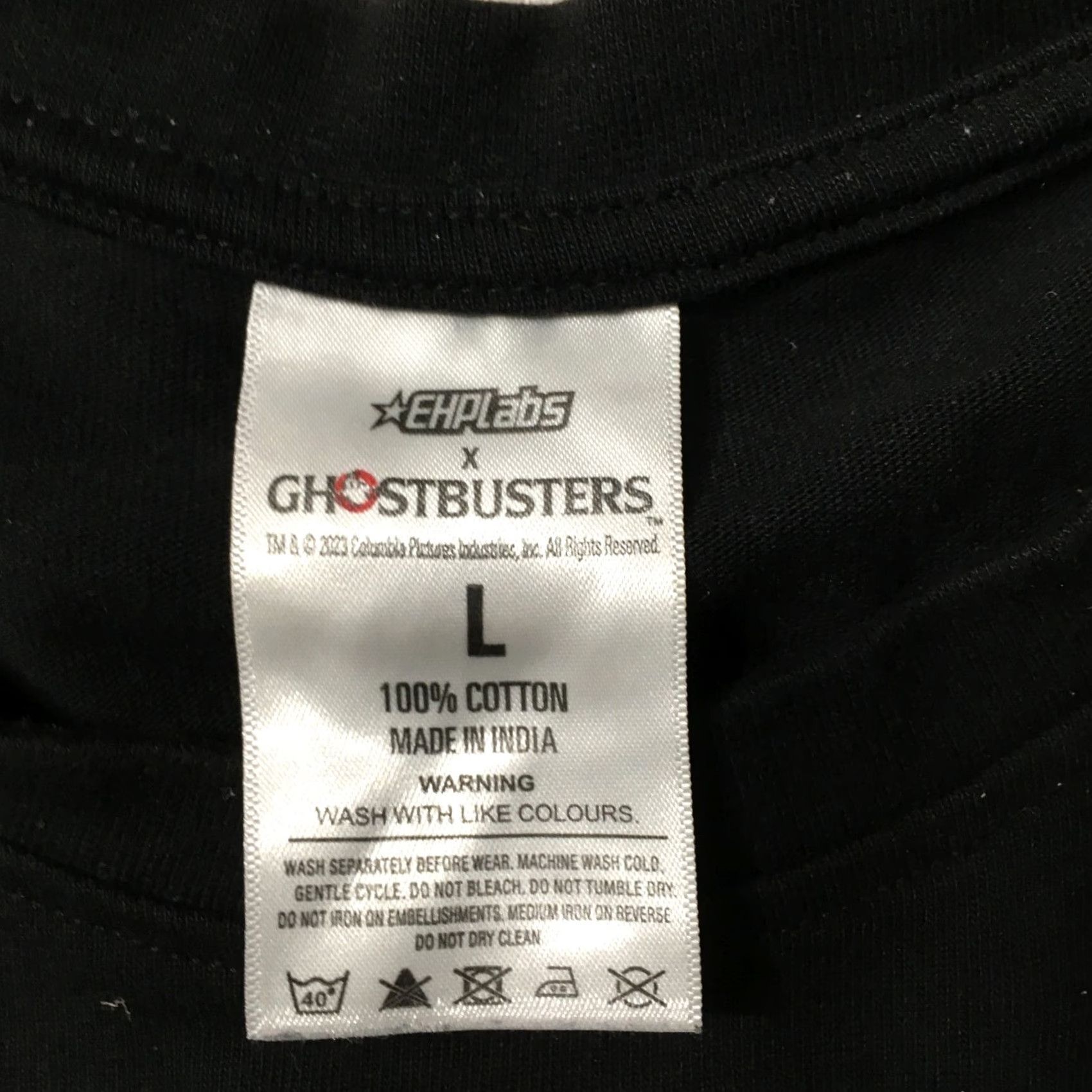 Vintage VINTAGE Ghostbusters Men's Oversized Heavyweight T Shirt Black Large Size US L / EU 52-54 / 3 - 4 Thumbnail
