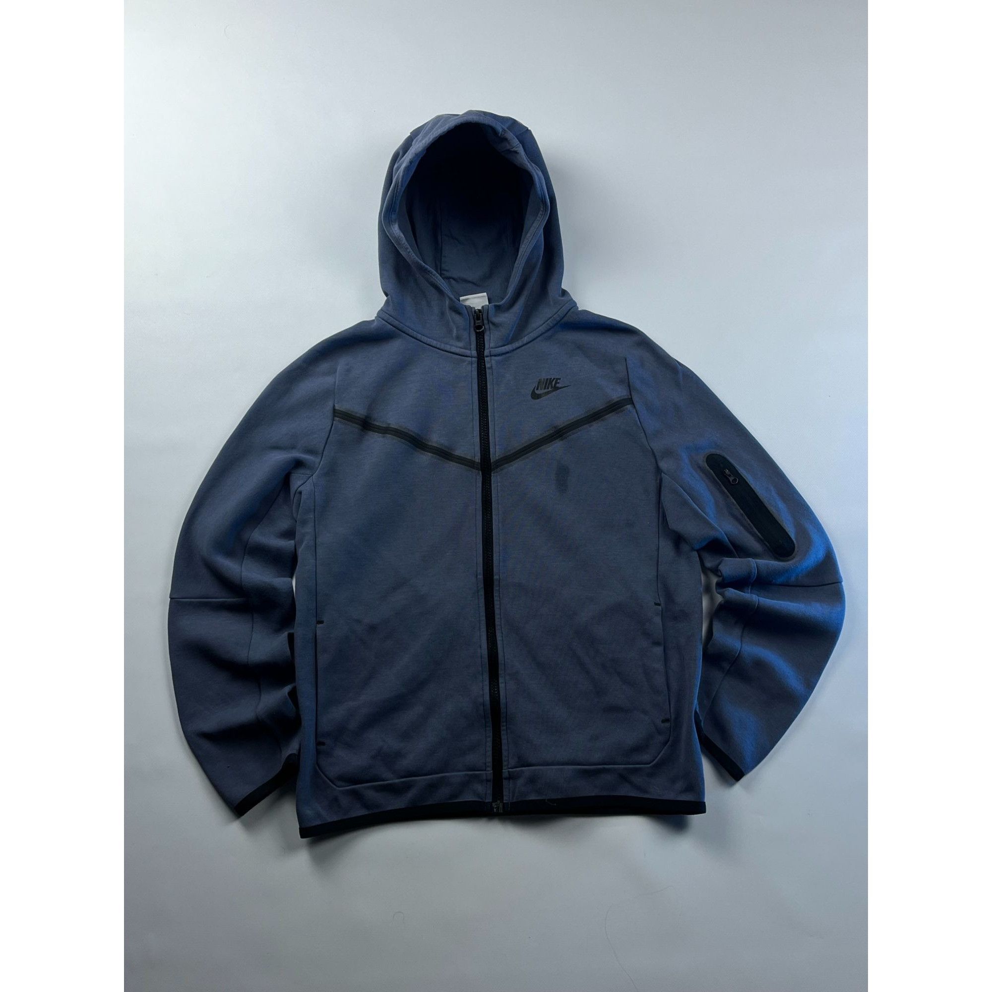 Nike Nike Tech Fleece Full-Zip Hoodie Blue Size US XS / EU 42 / 0 - 1 Thumbnail