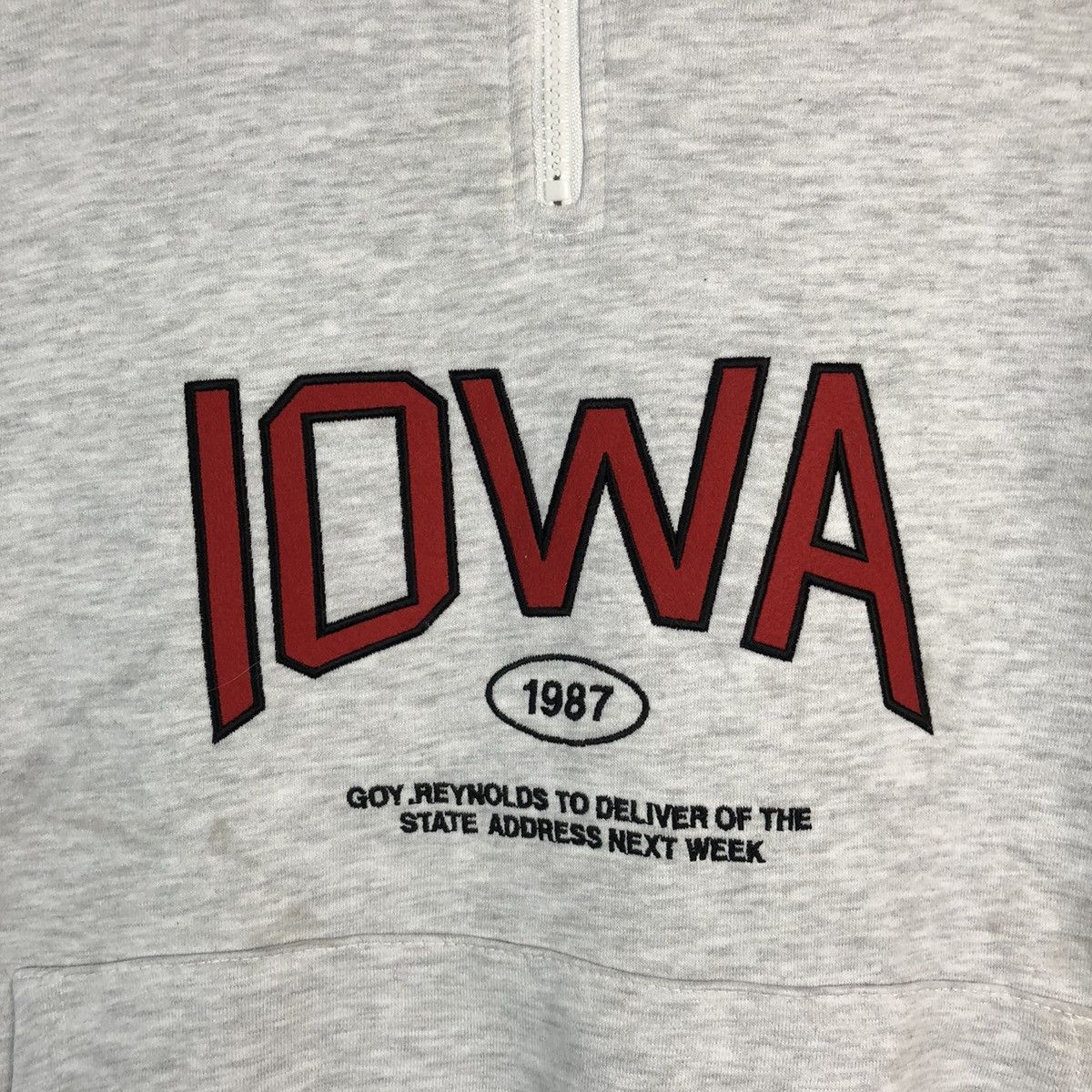 Japanese Brand × Vintage Iowa vintage Eighteen Millimeter Grey Sweathshirt #7532 Size US XL / EU 56 / 4 - 7 Thumbnail