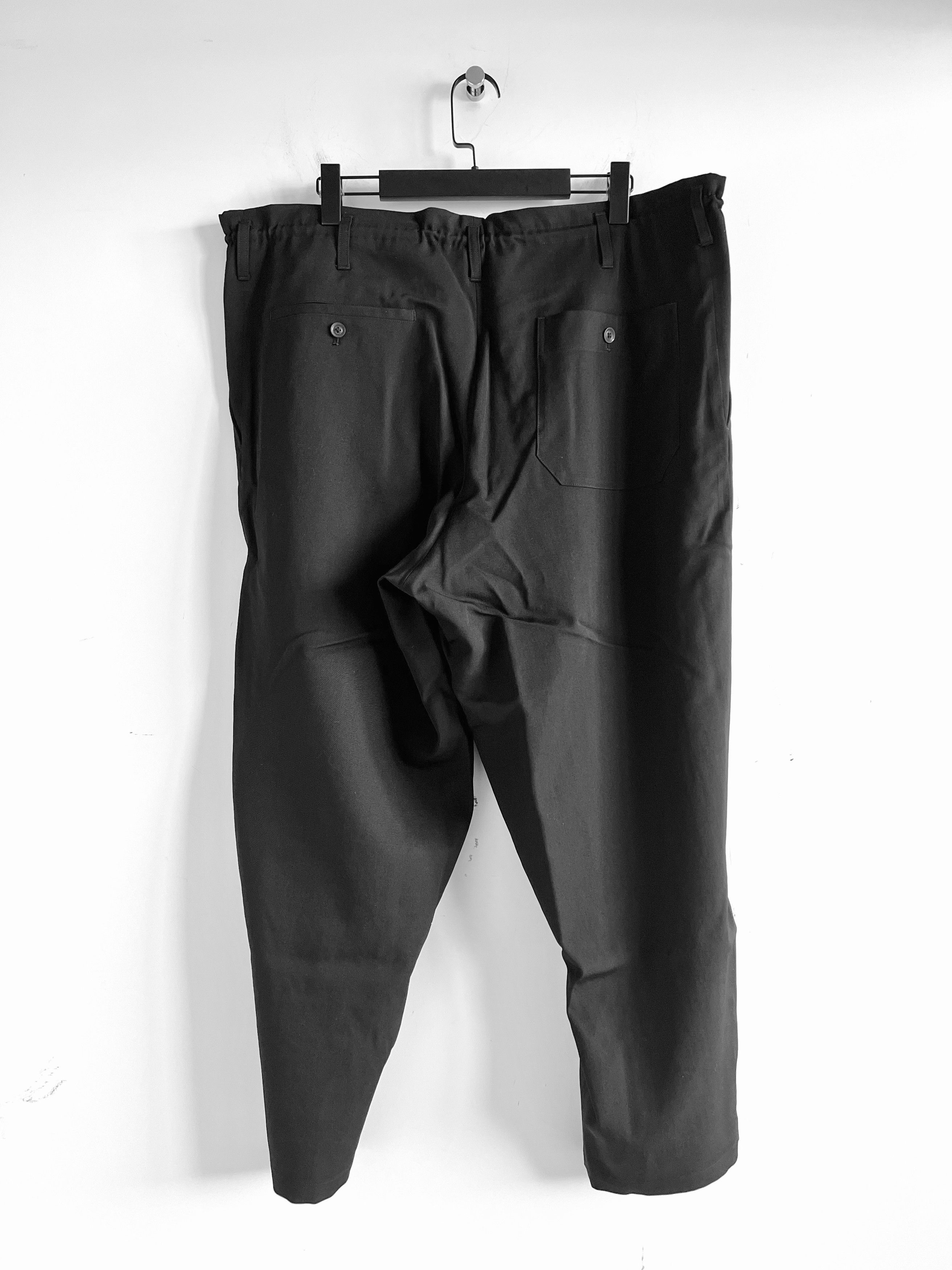 Yohji Yamamoto Yohji Yamamoto Pour Homme W/Gabardine Wide Pants Trouser Size US 30 / EU 46 - 8 Thumbnail