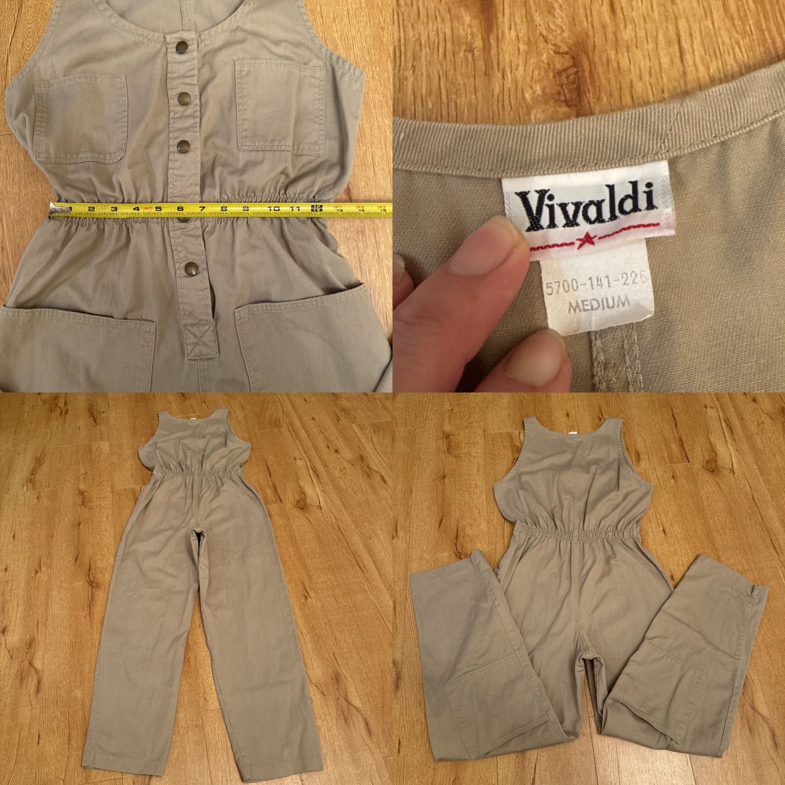 Vintage VINTAGE Vivaldi Jumpsuit Shirt? Size M / US 6-8 / IT 42-44 - 8 Thumbnail