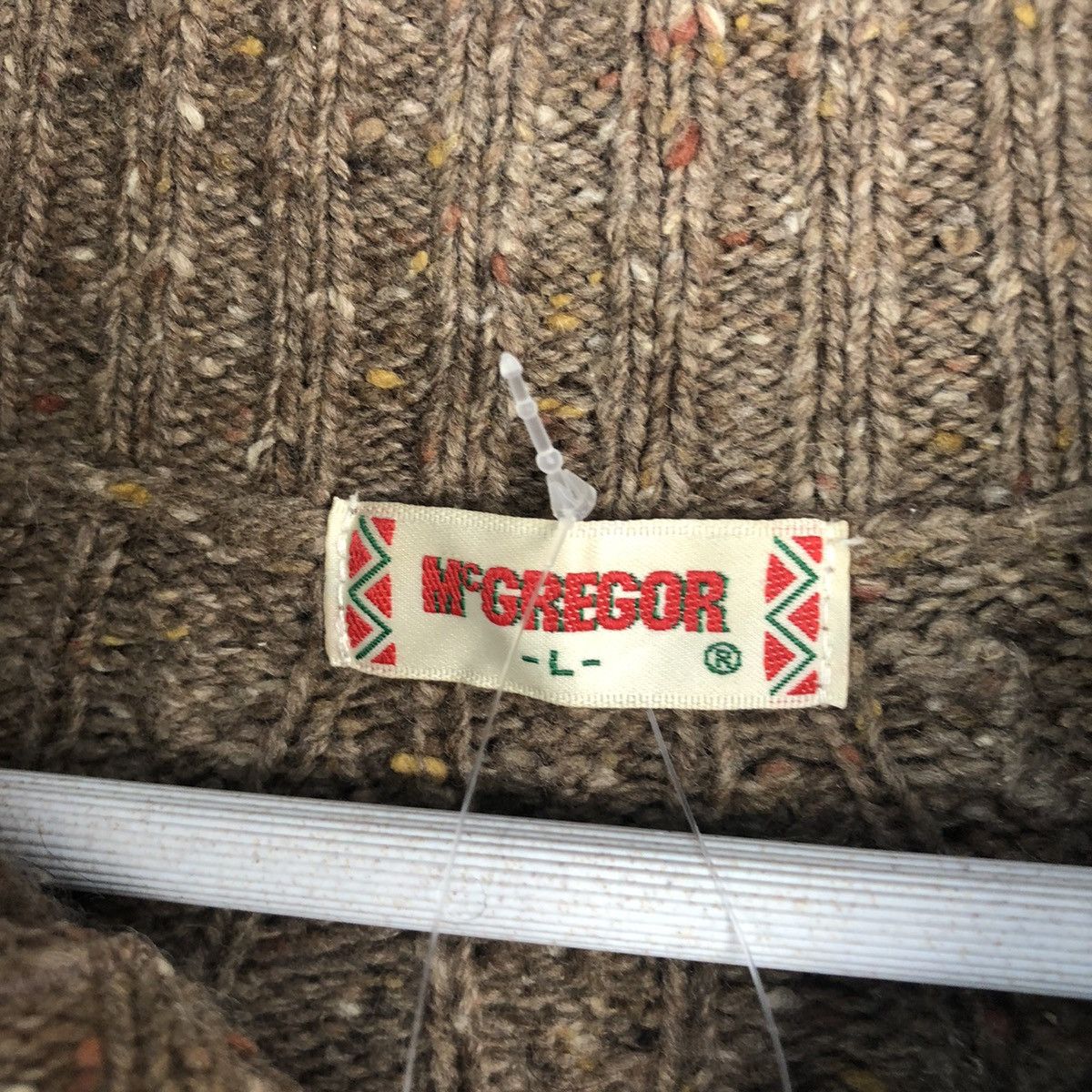 Homespun Knitwear × McGregor Mc Gregor Brown Knitwear #A945 Size L / US 10 / IT 46 - 10 Thumbnail