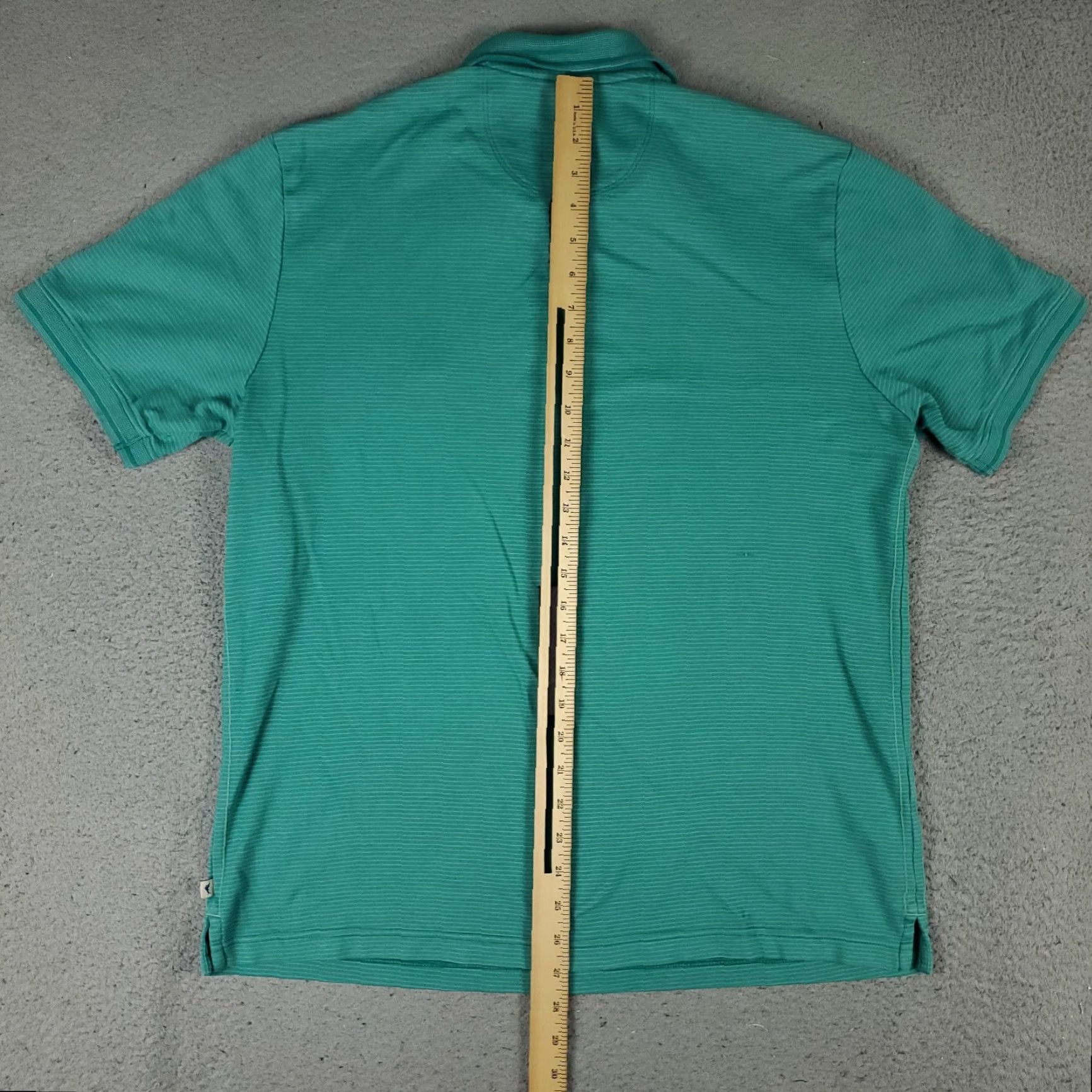 Tommy Bahama VINTAGE Tommy Bahama Polo Shirt Mens M Teal Striped Marlin Casual Short Sleeve Shirt Adult Medium Blue Patterned Polo Mens Size US M / EU 48-50 / 2 - 4 Thumbnail