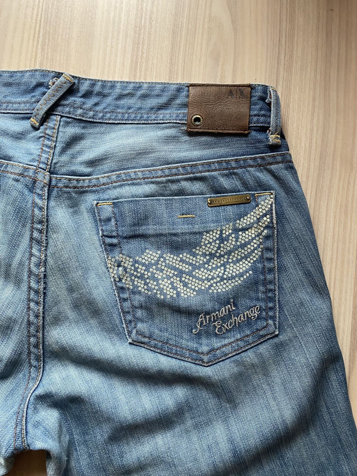 Armani Exchange × Emporio Armani × Vintage Armani Exchange х Pocket Logo х Flared Fit Pants Size US 34 / EU 50 - 2 Thumbnail