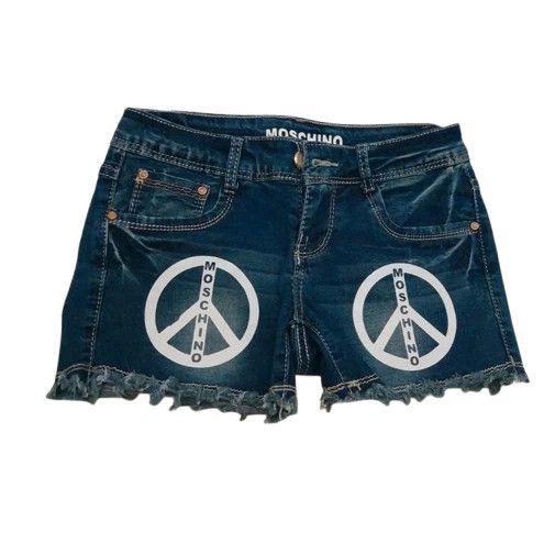 Moschino Moschino Peace Shorts Size 30" / US 8 / IT 44 - 1 Thumbnail