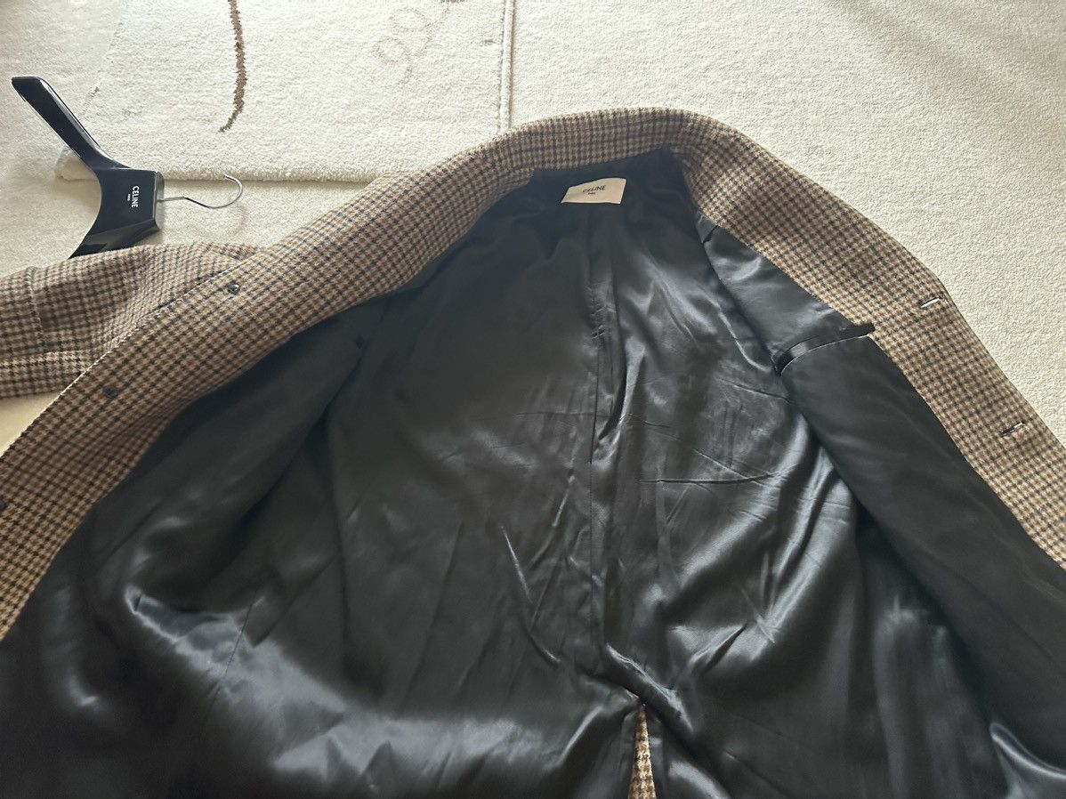 Celine FW19 Celine Pied de Poule Wool Max Coat Hedi Slimane Size US S / EU 44-46 / 1 - 21 Thumbnail