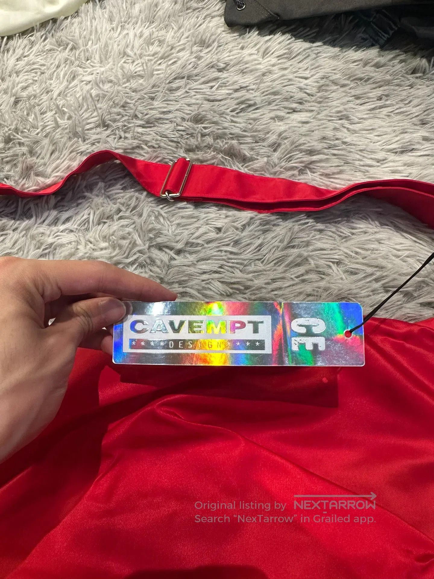 Cav Empt C.E/CAVEMPT Red Crossbody Bag. Size ONE SIZE - 3 Thumbnail