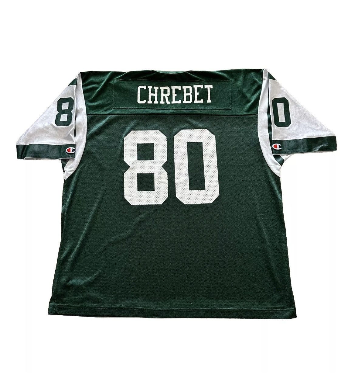 Champion × NFL × Vintage Vintage 90s Champion NFL New York Jets Chrebet Jersey Size US XL / EU 56 / 4 - 1 Thumbnail