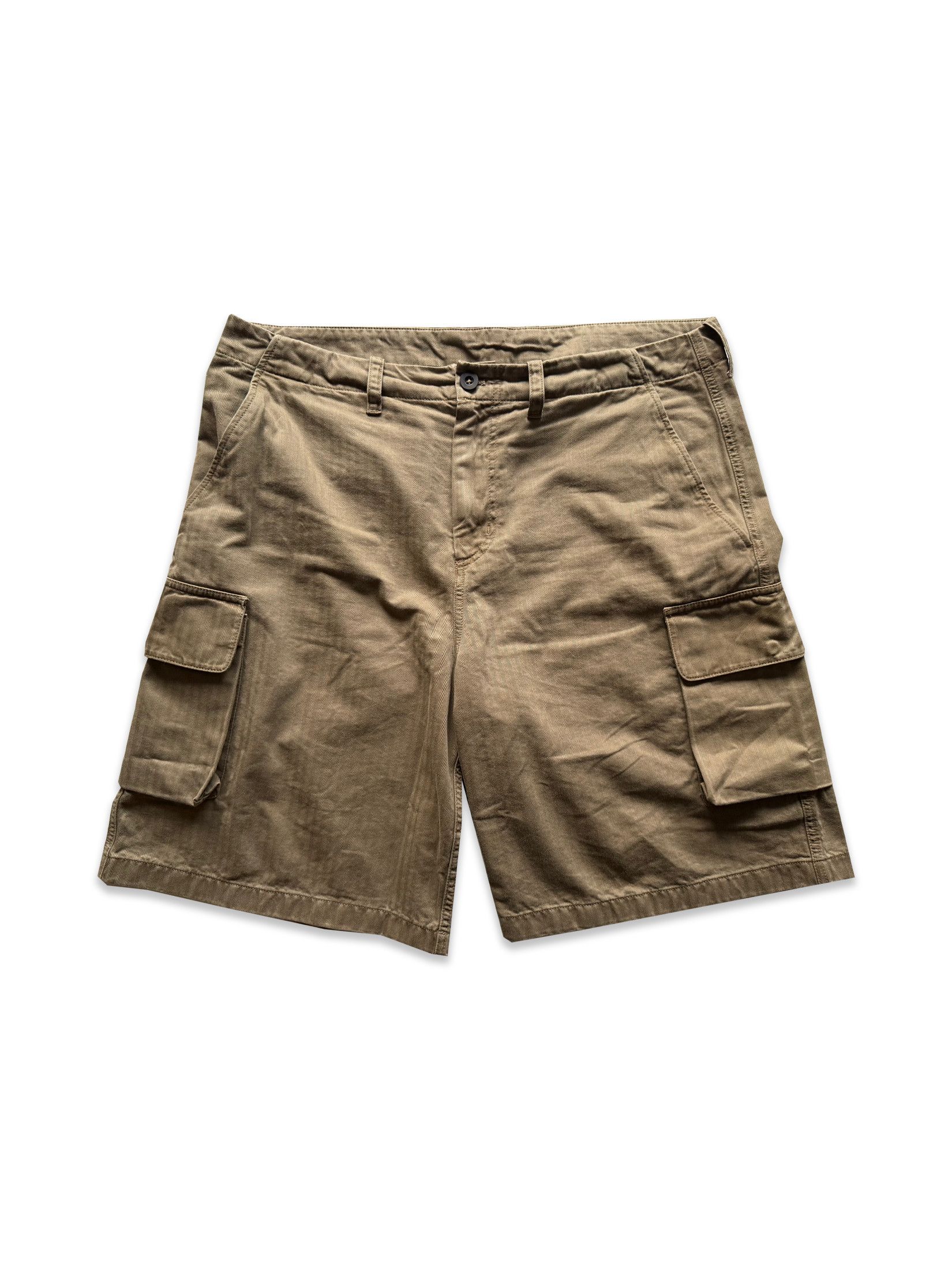 Our Legacy SS24 Our Legacy Mount Shorts Uniform Olive Herringbone $440 Size US 34 / EU 50 - 1 Thumbnail