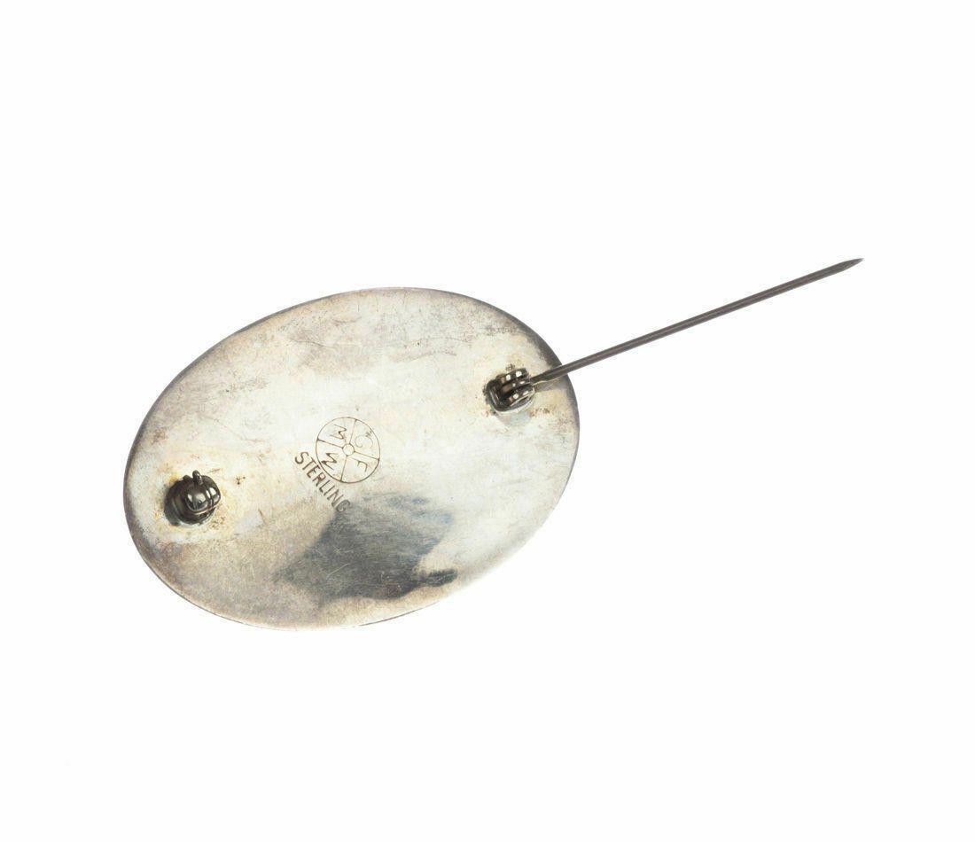 Sterling Silver Sterling Silver Grey Mabe Pearl Pin Size ONE SIZE - 4 Thumbnail